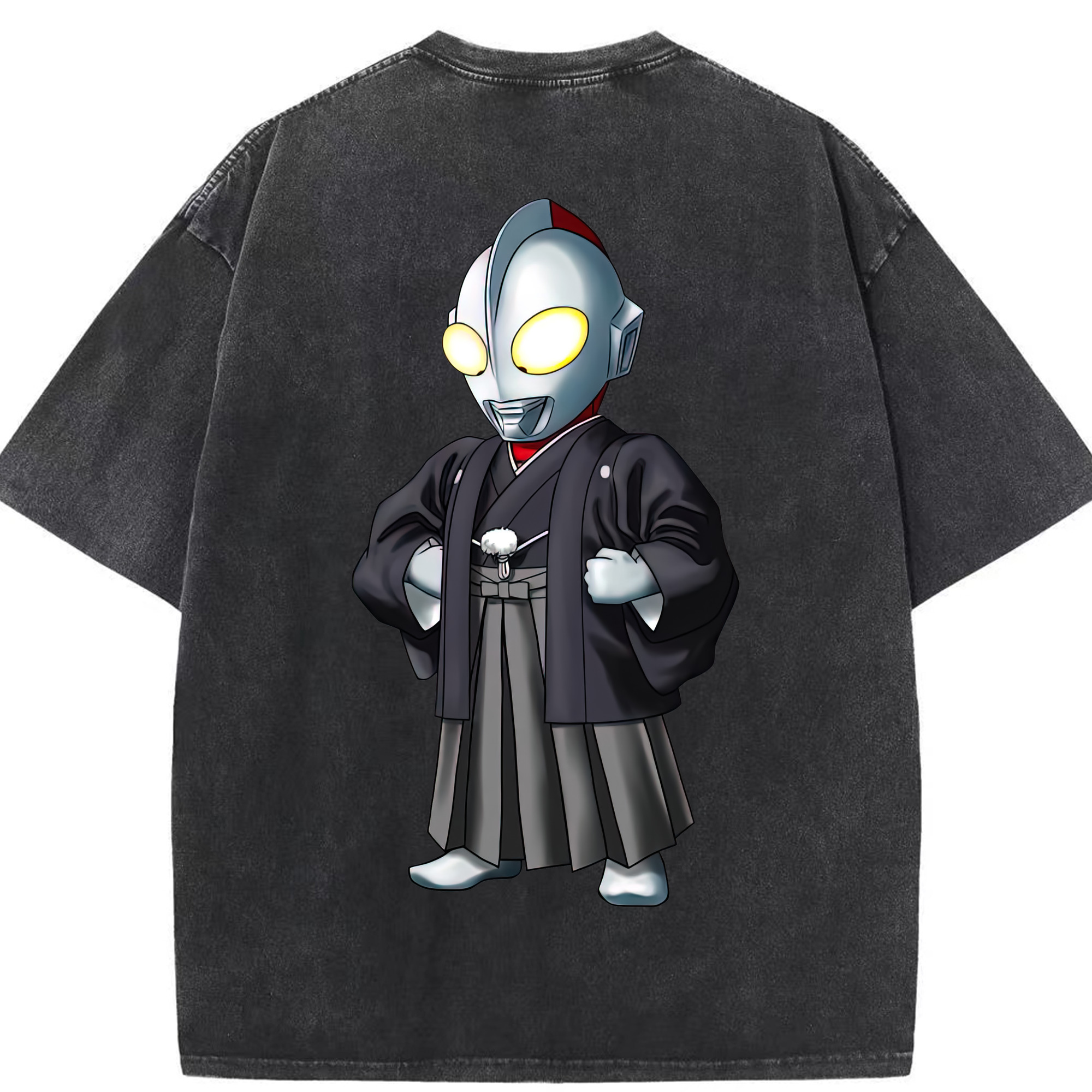 （画像用） ウルトラマン Ultraman 綿100% ヴィンテージ風 半袖Tシャツ（背面プリント）