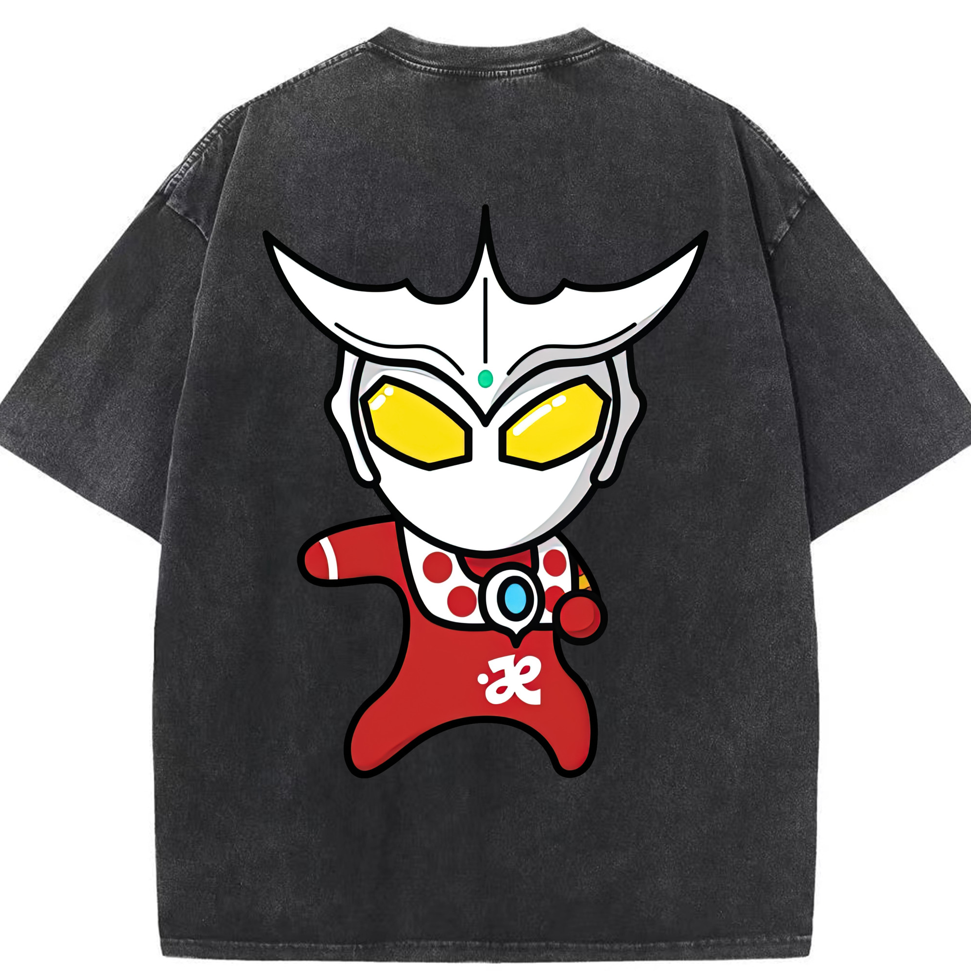 （画像用） ウルトラマン Ultraman 綿100% ヴィンテージ風 半袖Tシャツ（背面プリント）