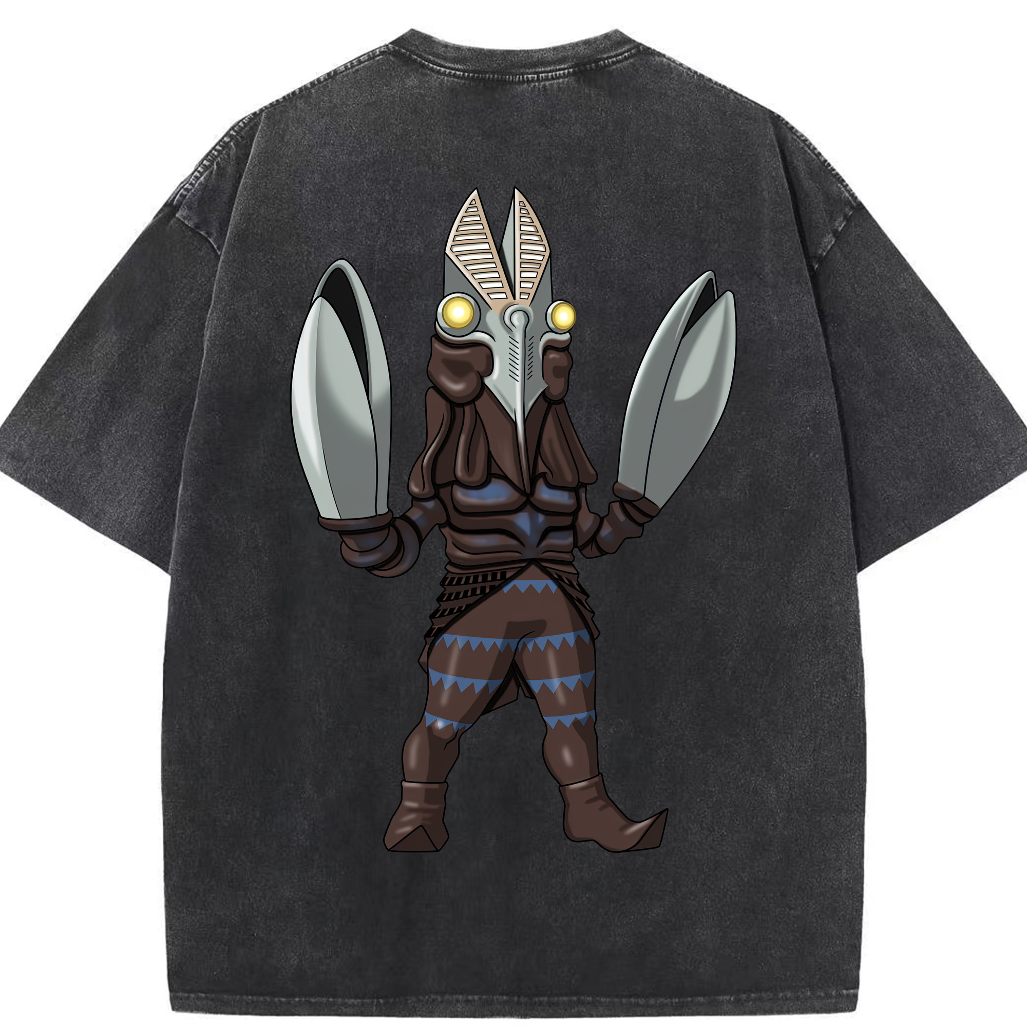 （画像用） ウルトラマン Ultraman 綿100% ヴィンテージ風 半袖Tシャツ（背面プリント）