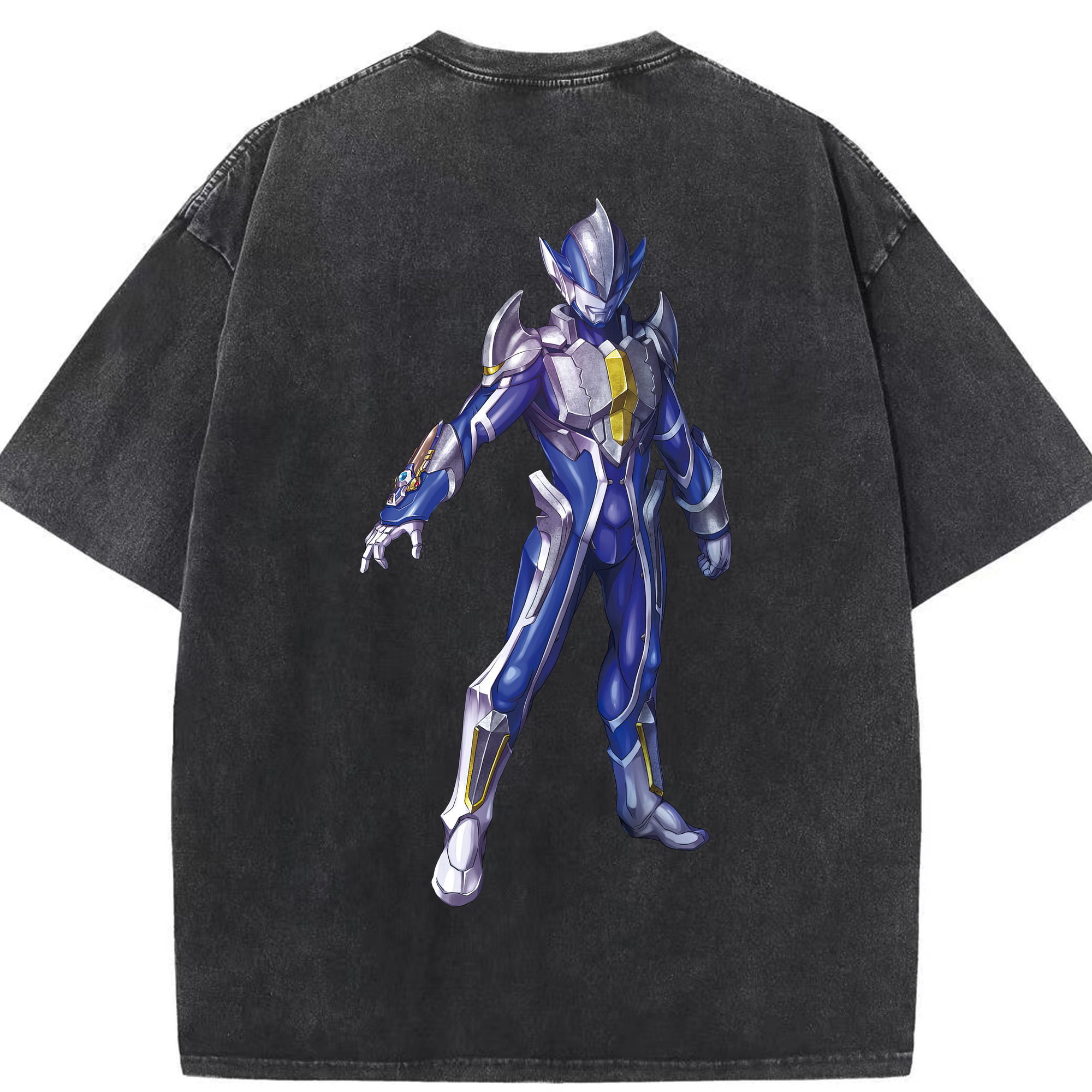 （画像用） ウルトラマン Ultraman 綿100% ヴィンテージ風 半袖Tシャツ（背面プリント）
