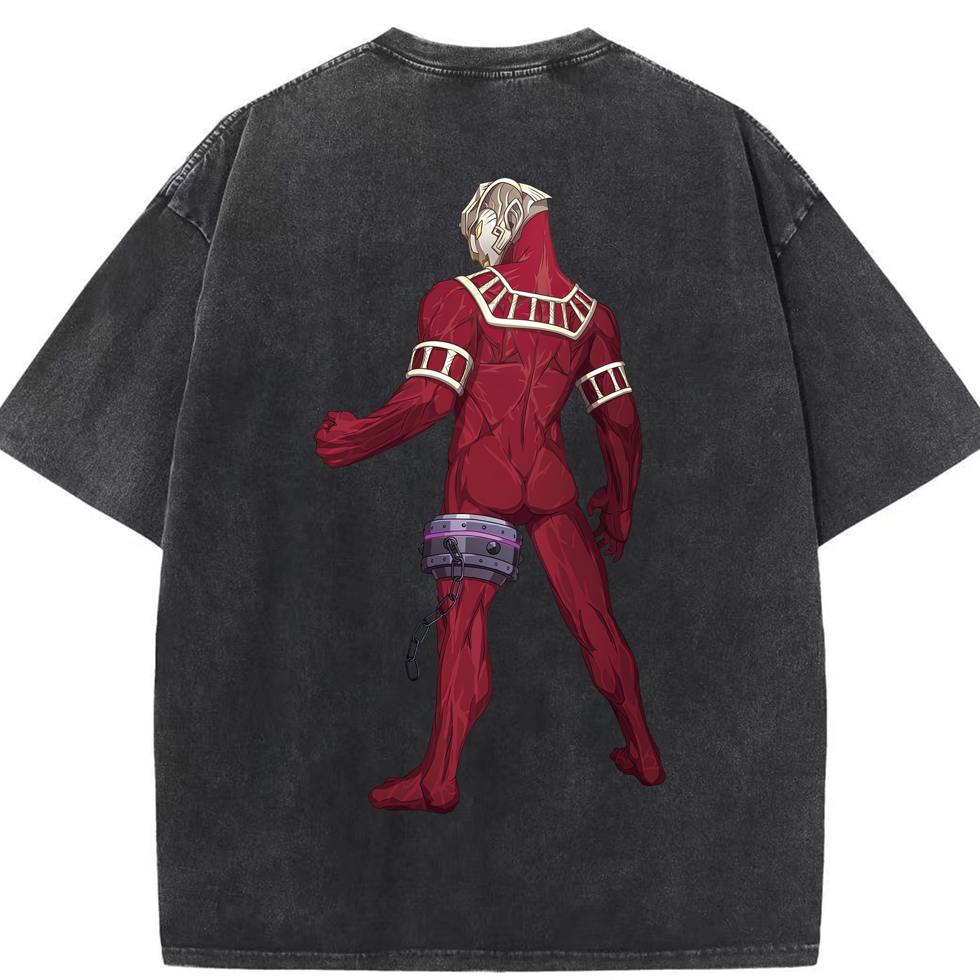 （画像用） ウルトラマン Ultraman 綿100% ヴィンテージ風 半袖Tシャツ（背面プリント）