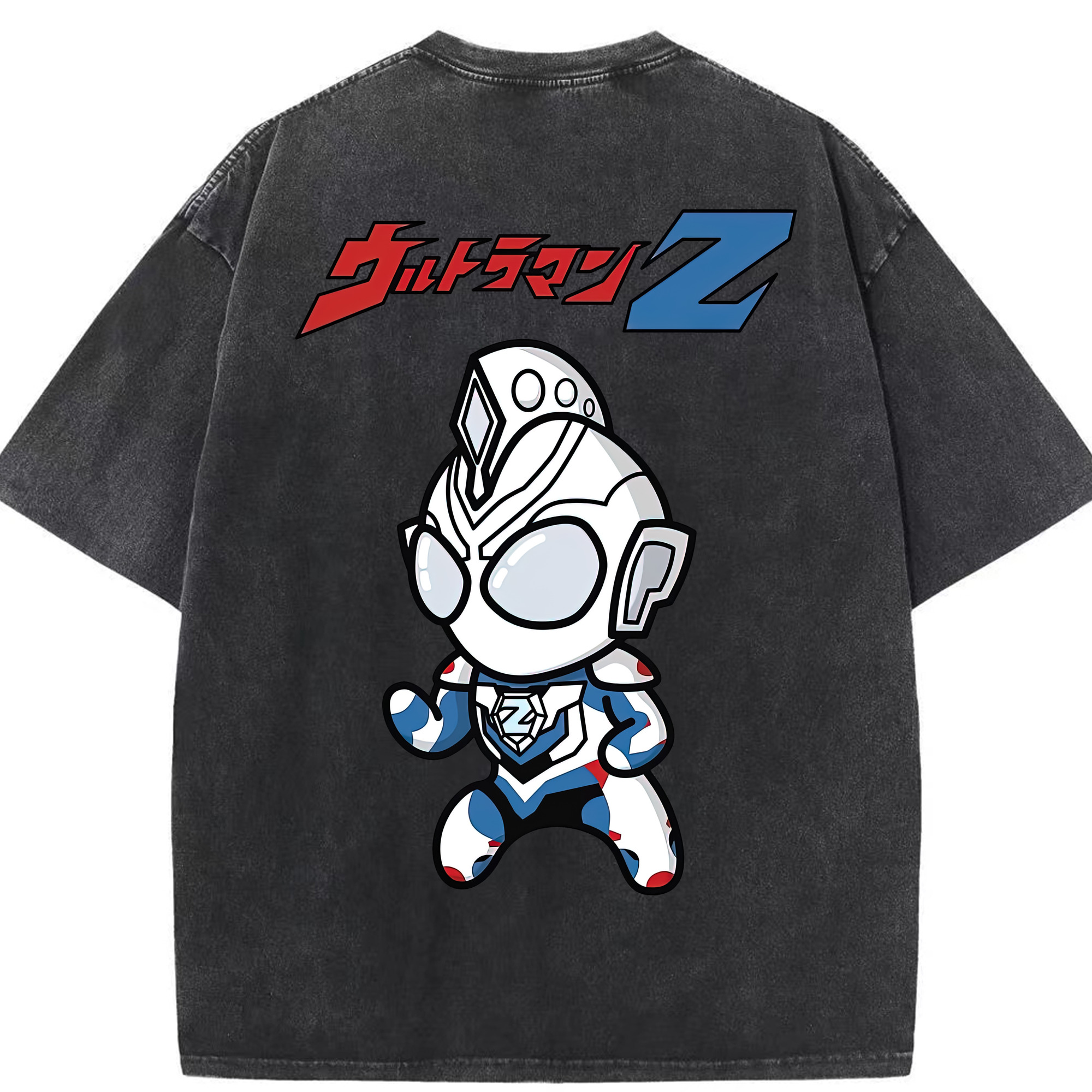 （画像用） ウルトラマン Ultraman 綿100% ヴィンテージ風 半袖Tシャツ（背面プリント）