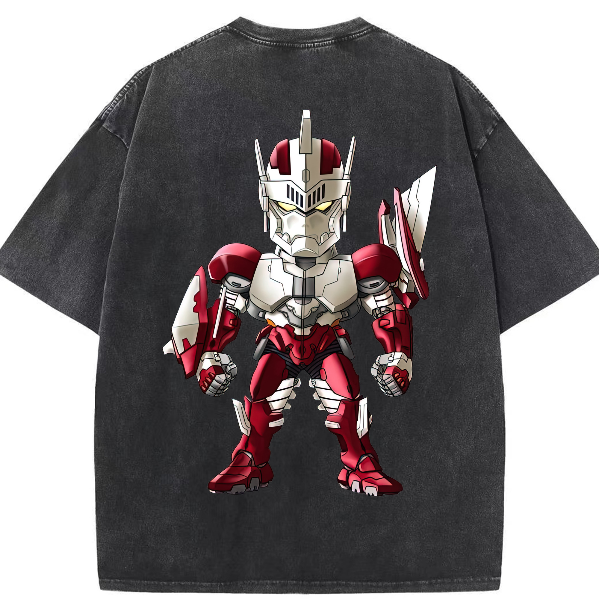 （画像用） ウルトラマン Ultraman 綿100% ヴィンテージ風 半袖Tシャツ（背面プリント）