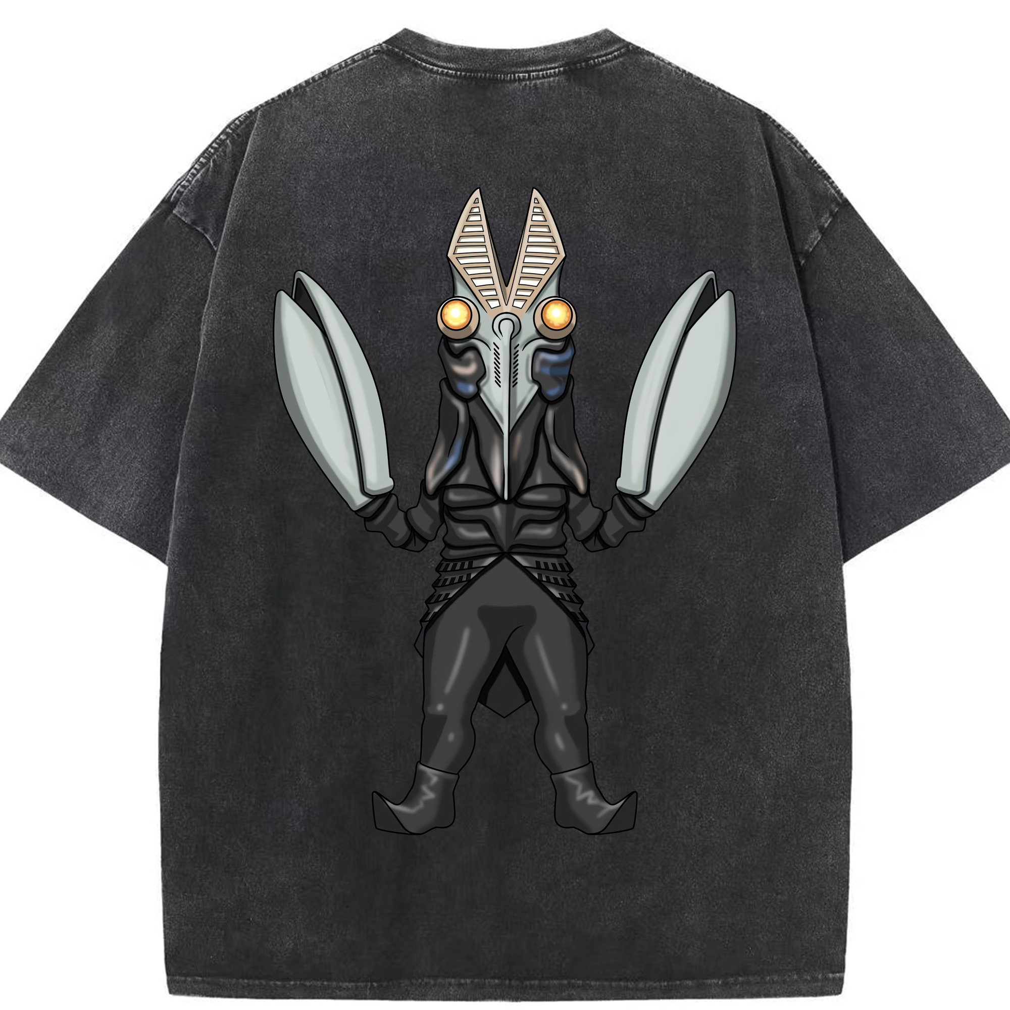 （画像用） ウルトラマン Ultraman 綿100% ヴィンテージ風 半袖Tシャツ（背面プリント）