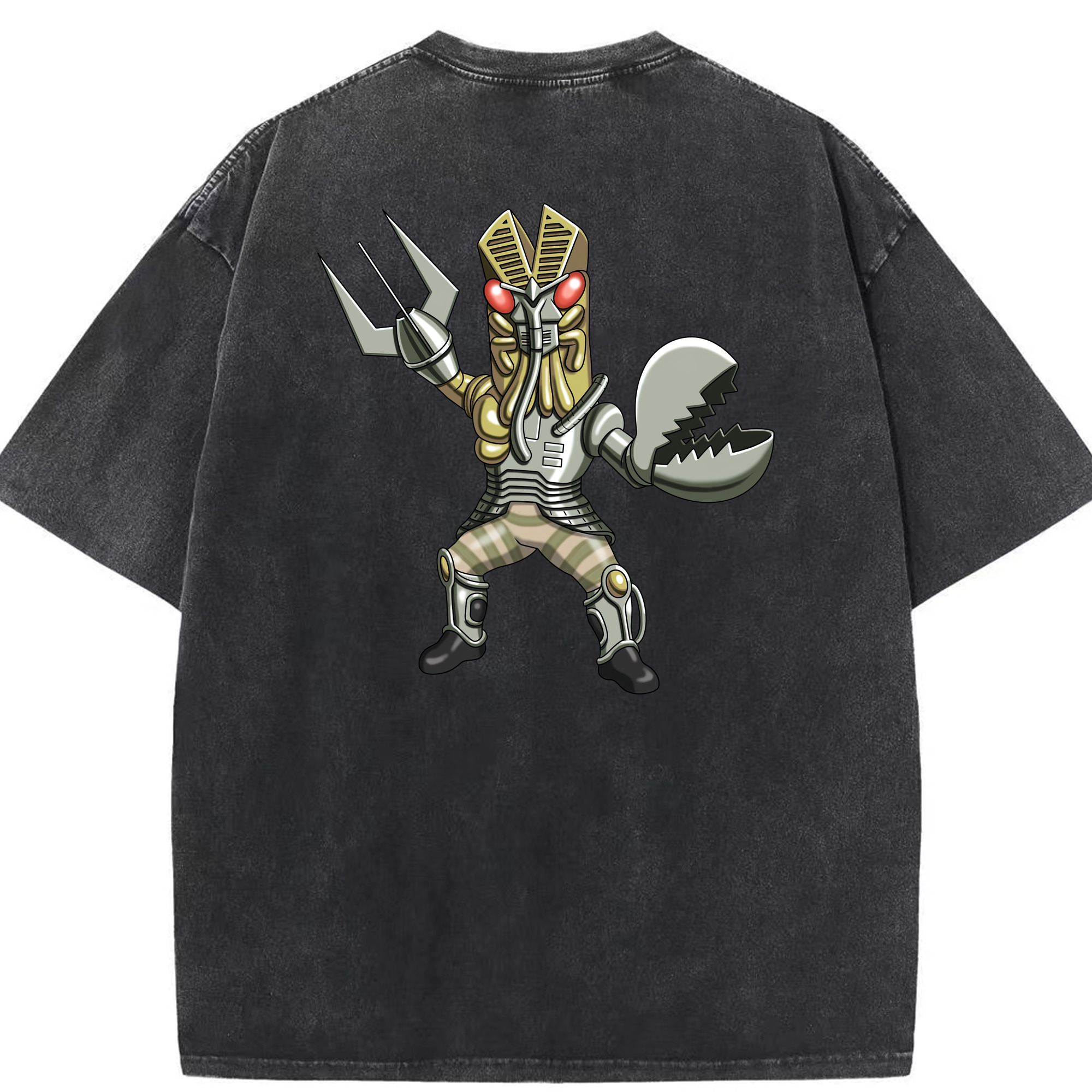 （画像用） ウルトラマン Ultraman 綿100% ヴィンテージ風 半袖Tシャツ（背面プリント）