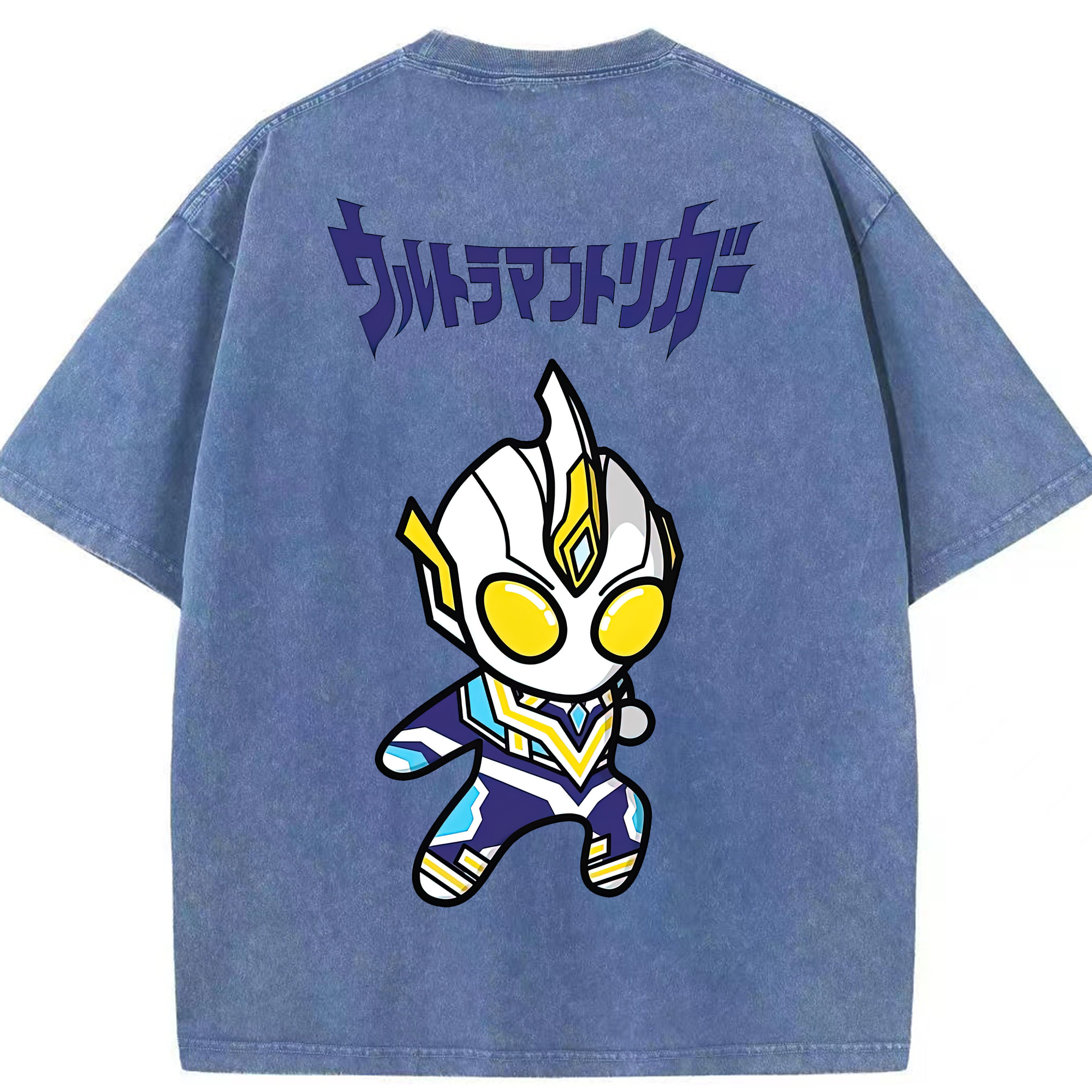 （画像用） ウルトラマン Ultraman 綿100% ヴィンテージ風 半袖Tシャツ（背面プリント）
