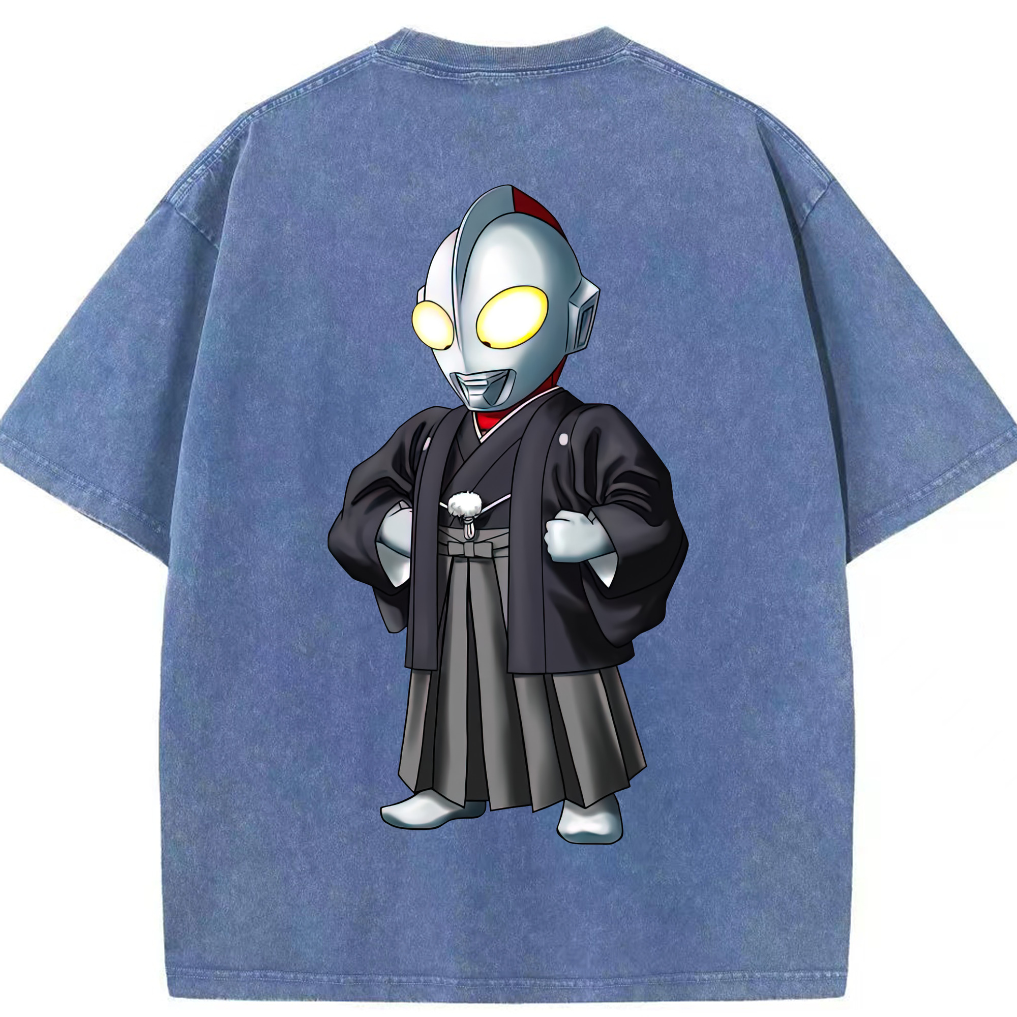 （画像用） ウルトラマン Ultraman 綿100% ヴィンテージ風 半袖Tシャツ（背面プリント）