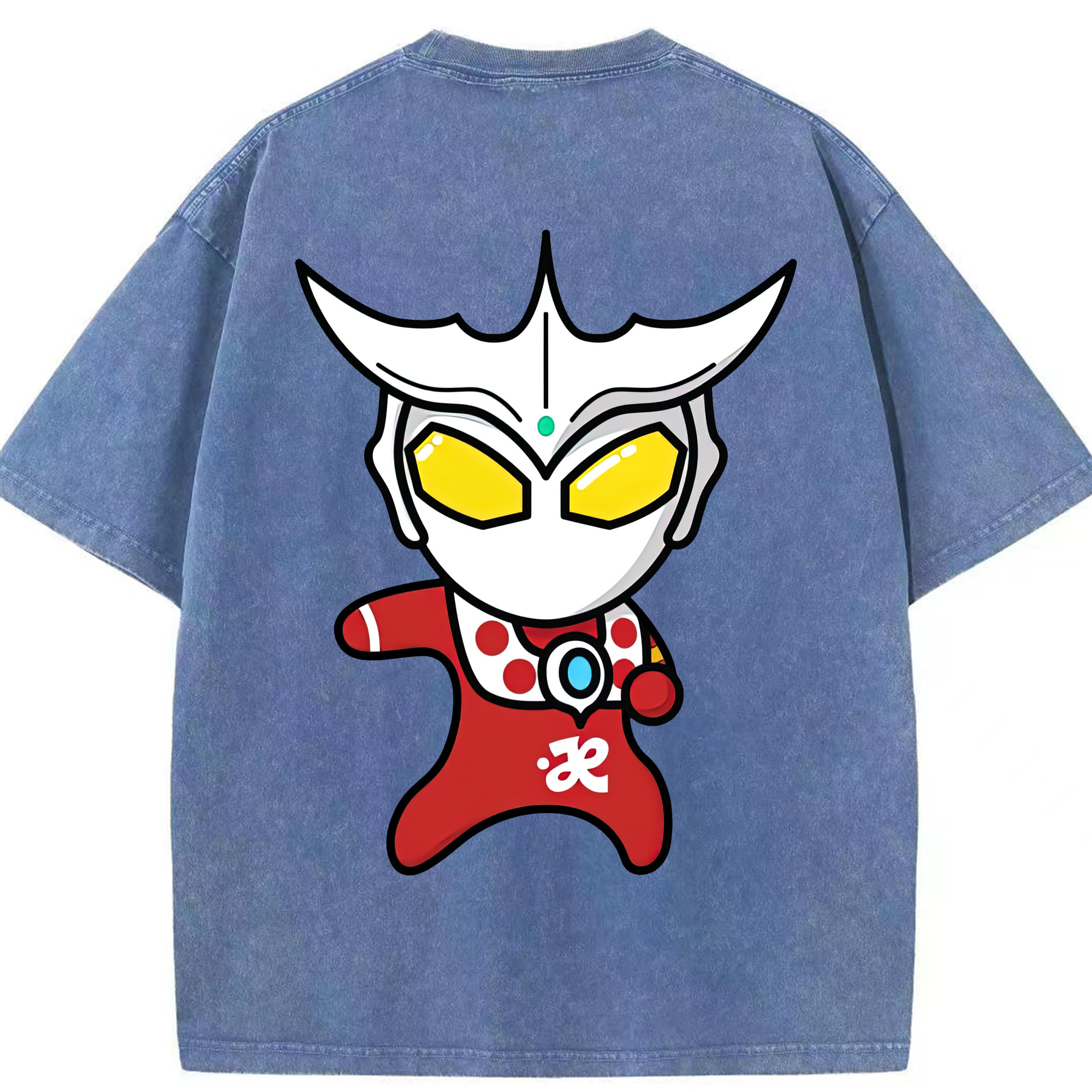 （画像用） ウルトラマン Ultraman 綿100% ヴィンテージ風 半袖Tシャツ（背面プリント）