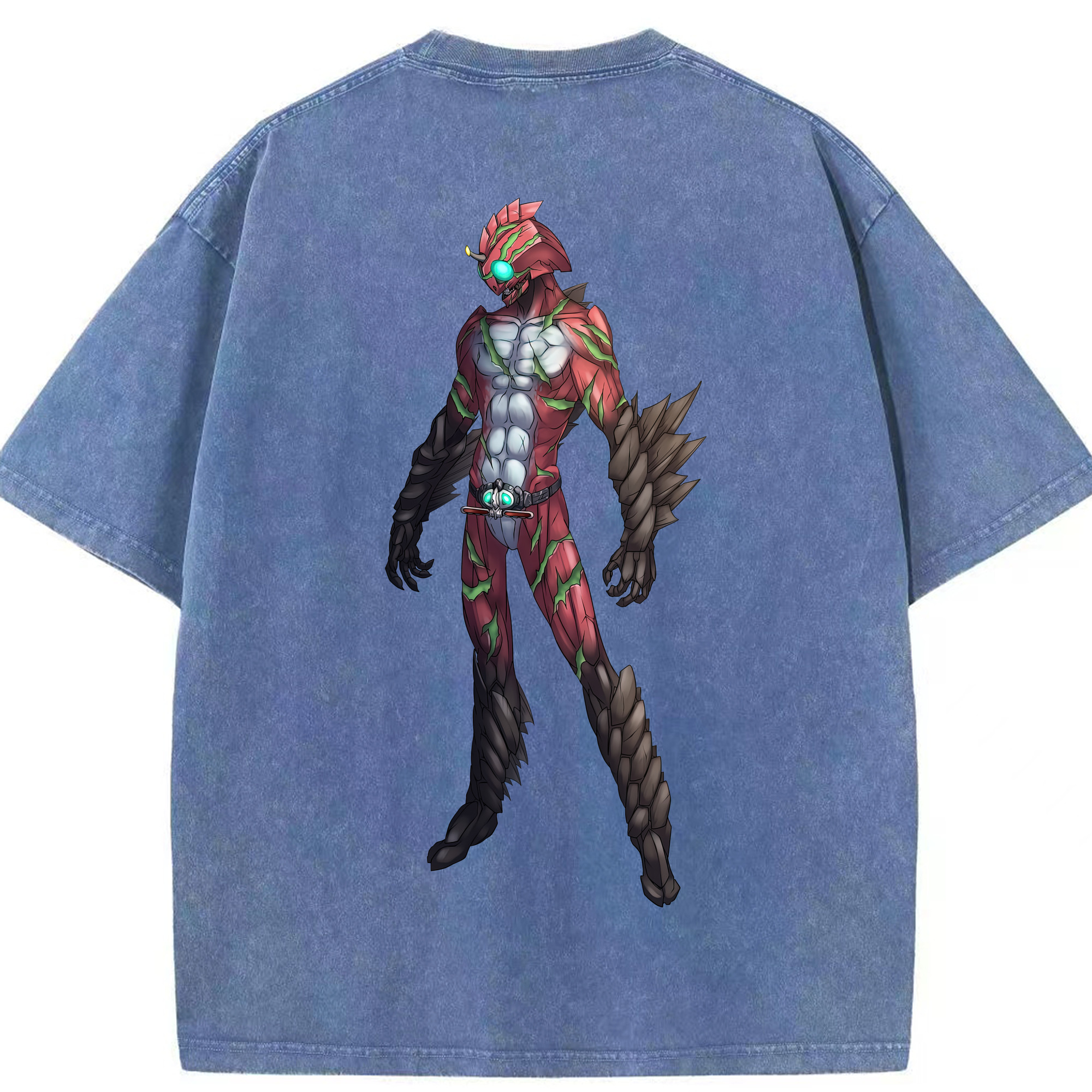 （画像用） ウルトラマン Ultraman 綿100% ヴィンテージ風 半袖Tシャツ（背面プリント）