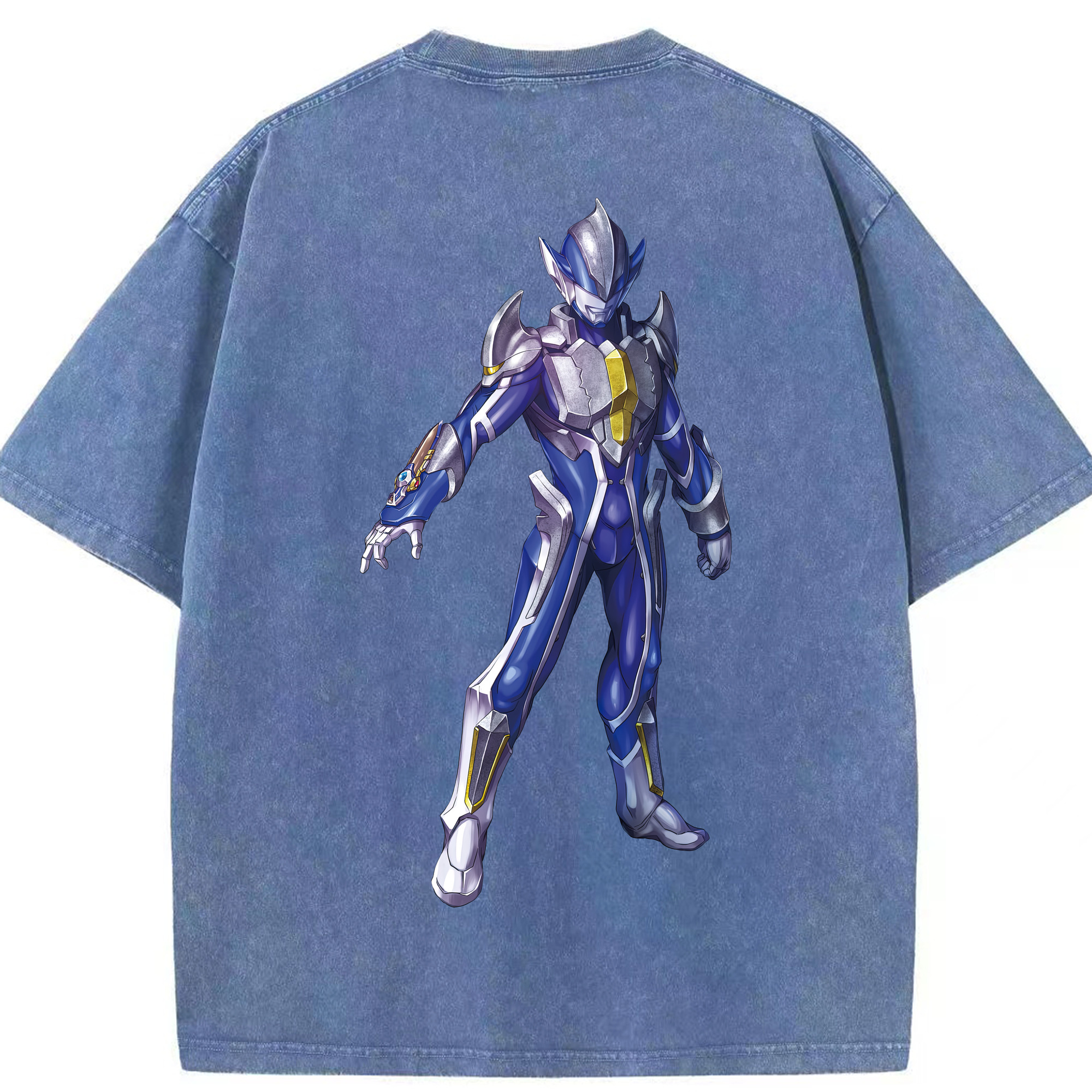 （画像用） ウルトラマン Ultraman 綿100% ヴィンテージ風 半袖Tシャツ（背面プリント）