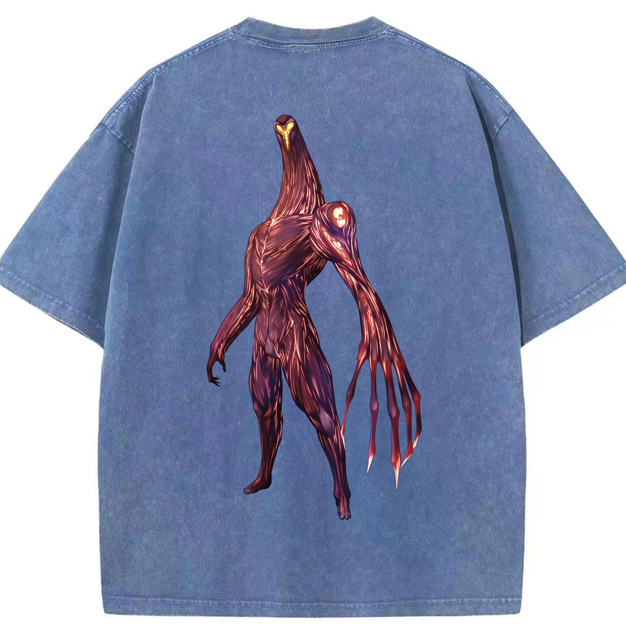 （画像用） ウルトラマン Ultraman 綿100% ヴィンテージ風 半袖Tシャツ（背面プリント）