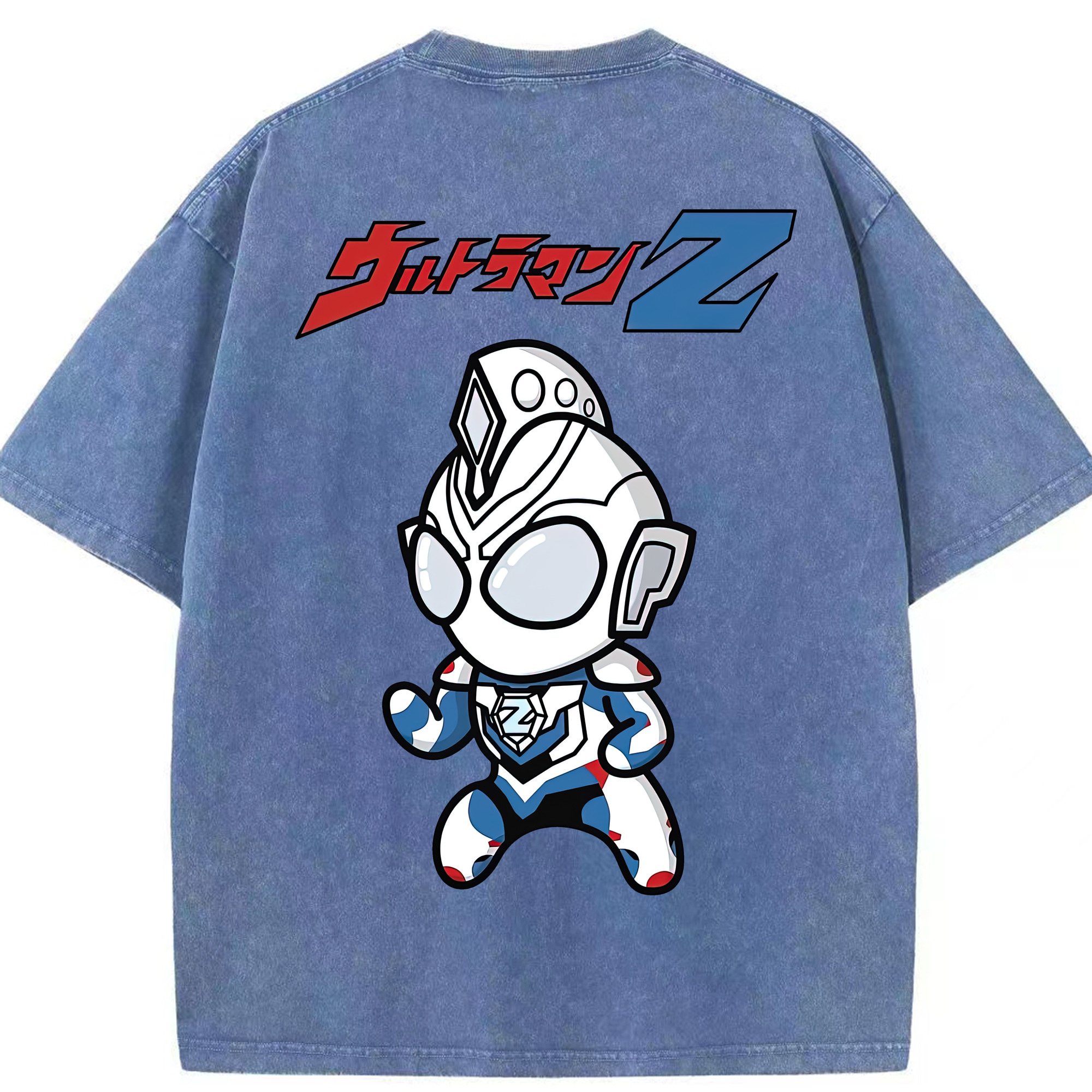 （画像用） ウルトラマン Ultraman 綿100% ヴィンテージ風 半袖Tシャツ（背面プリント）