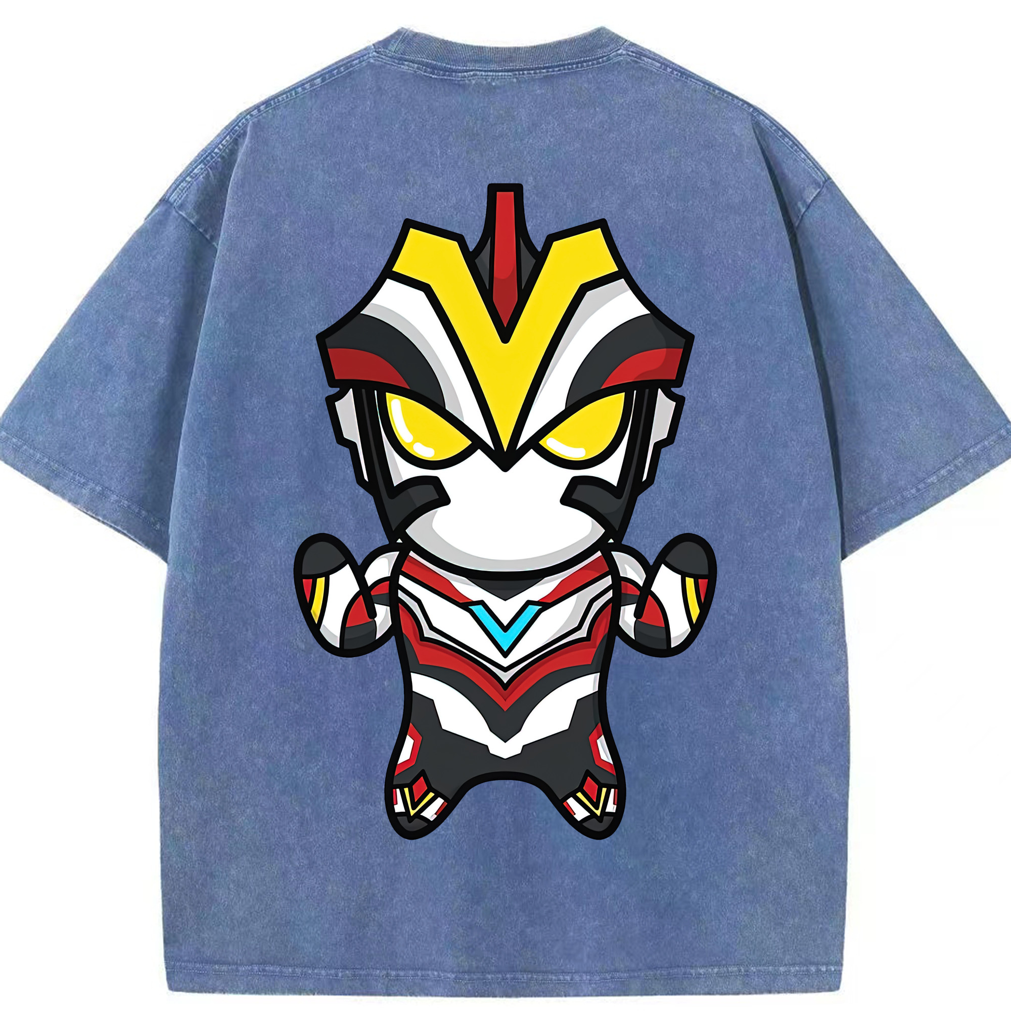 （画像用） ウルトラマン Ultraman 綿100% ヴィンテージ風 半袖Tシャツ（背面プリント）