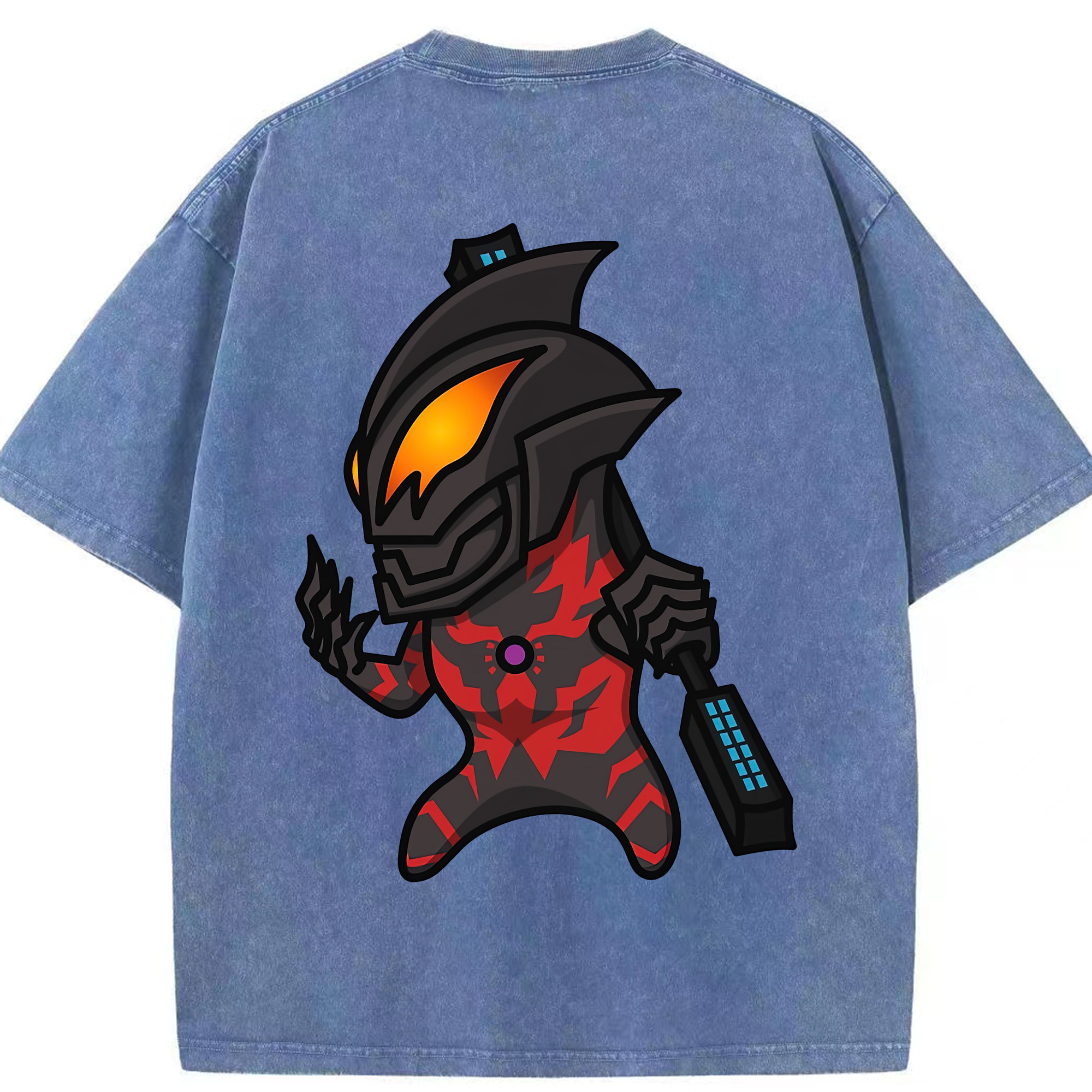 （画像用） ウルトラマン Ultraman 綿100% ヴィンテージ風 半袖Tシャツ（背面プリント）