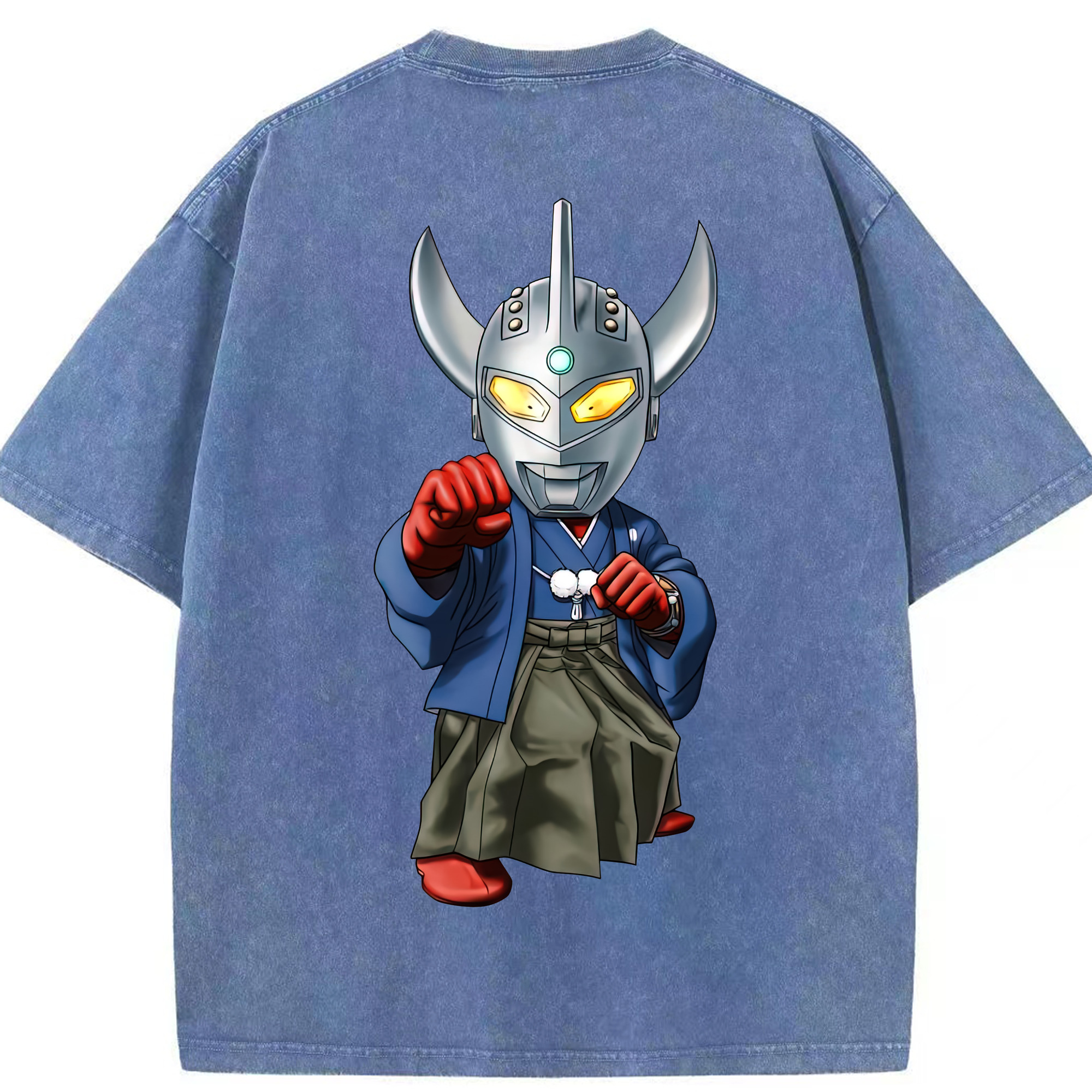 （画像用） ウルトラマン Ultraman 綿100% ヴィンテージ風 半袖Tシャツ（背面プリント）