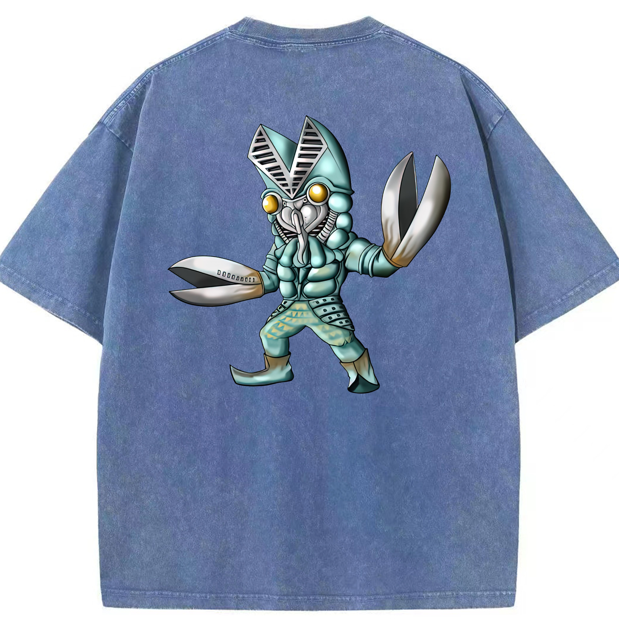 （画像用） ウルトラマン Ultraman 綿100% ヴィンテージ風 半袖Tシャツ（背面プリント）