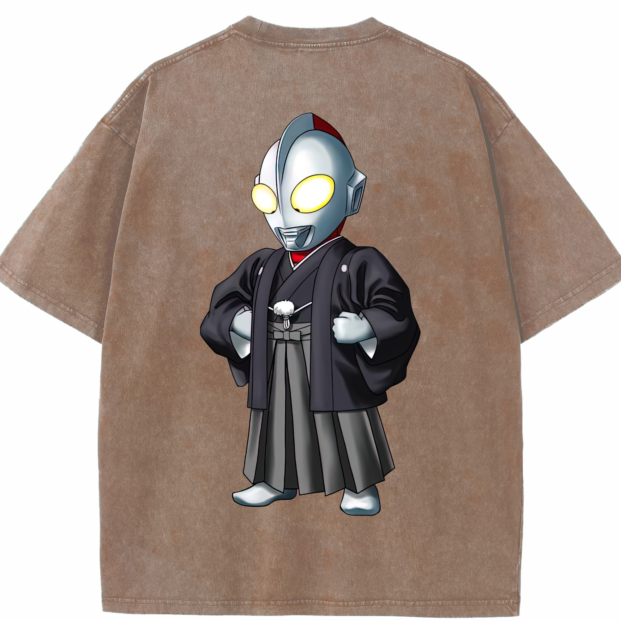 （画像用） ウルトラマン Ultraman 綿100% ヴィンテージ風 半袖Tシャツ（背面プリント）