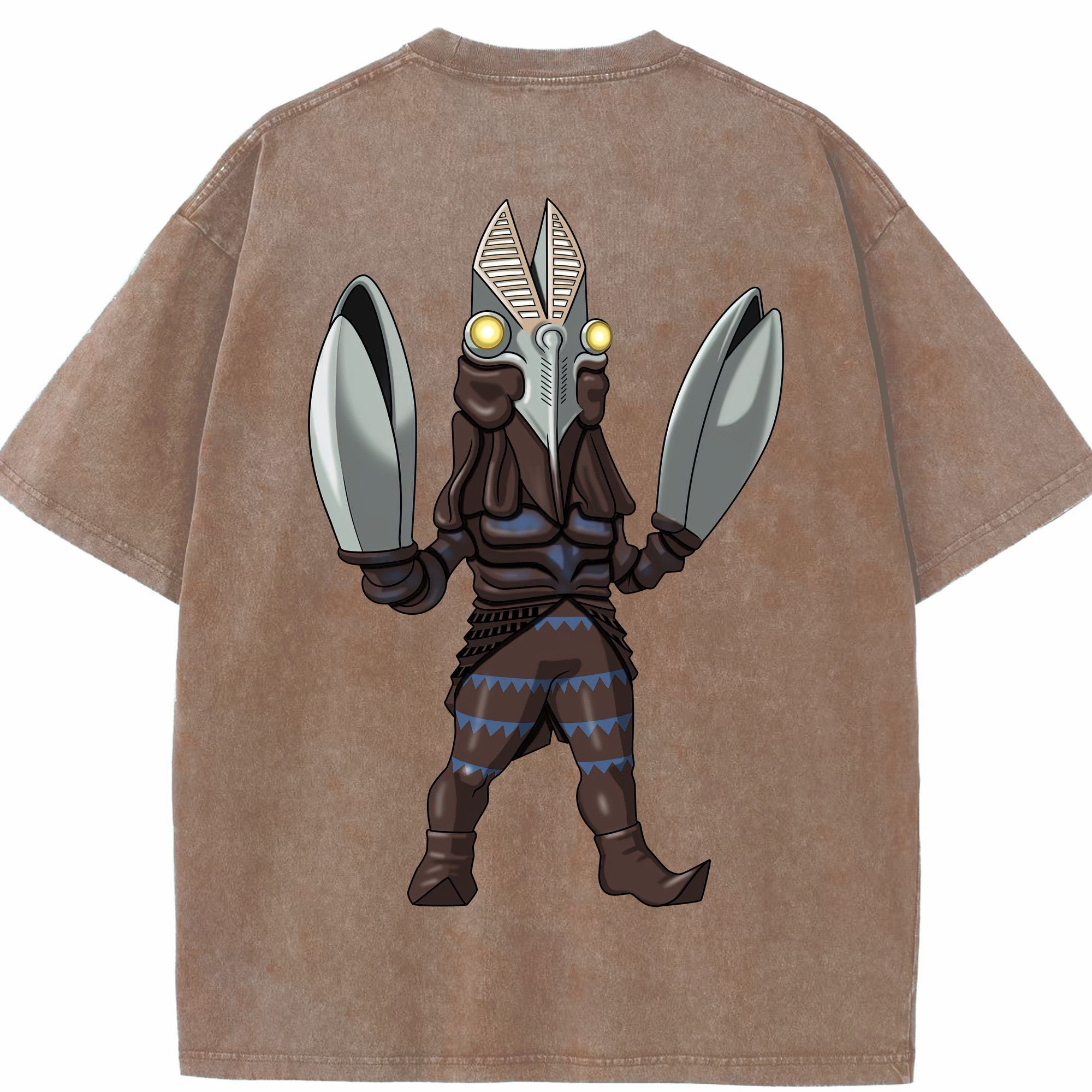 （画像用） ウルトラマン Ultraman 綿100% ヴィンテージ風 半袖Tシャツ（背面プリント）