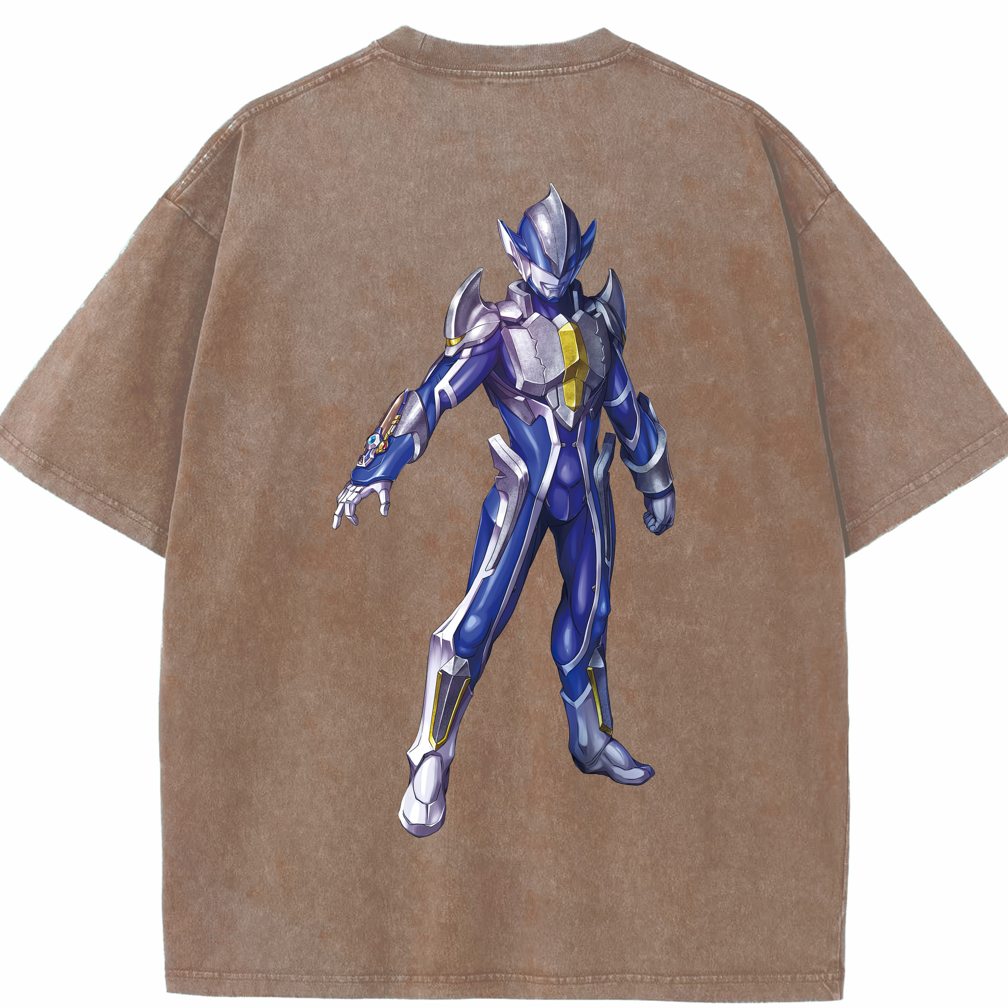 （画像用） ウルトラマン Ultraman 綿100% ヴィンテージ風 半袖Tシャツ（背面プリント）