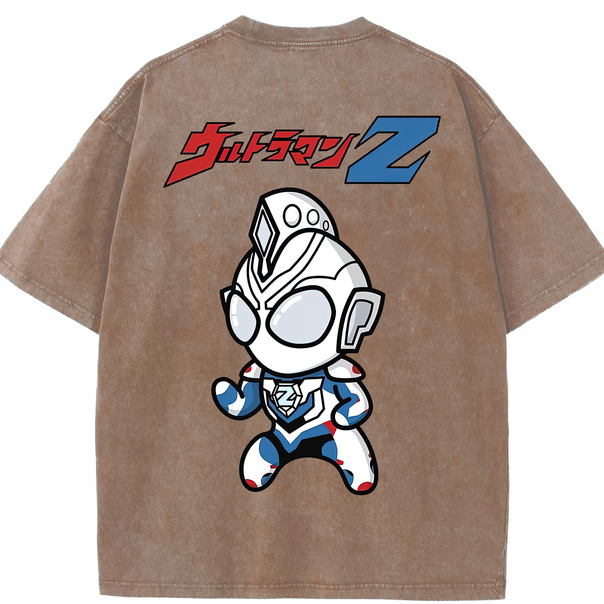 （画像用） ウルトラマン Ultraman 綿100% ヴィンテージ風 半袖Tシャツ（背面プリント）