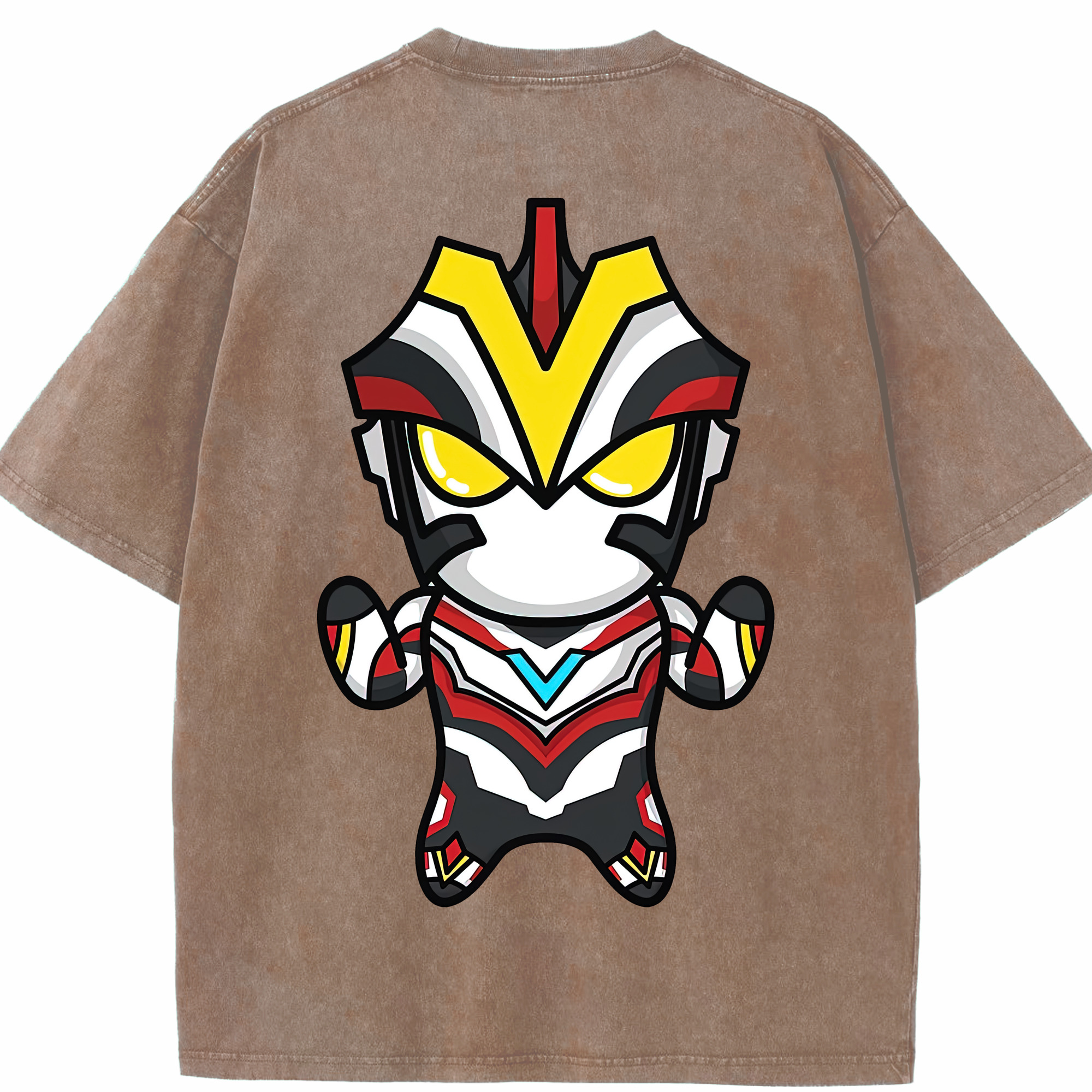 （画像用） ウルトラマン Ultraman 綿100% ヴィンテージ風 半袖Tシャツ（背面プリント）
