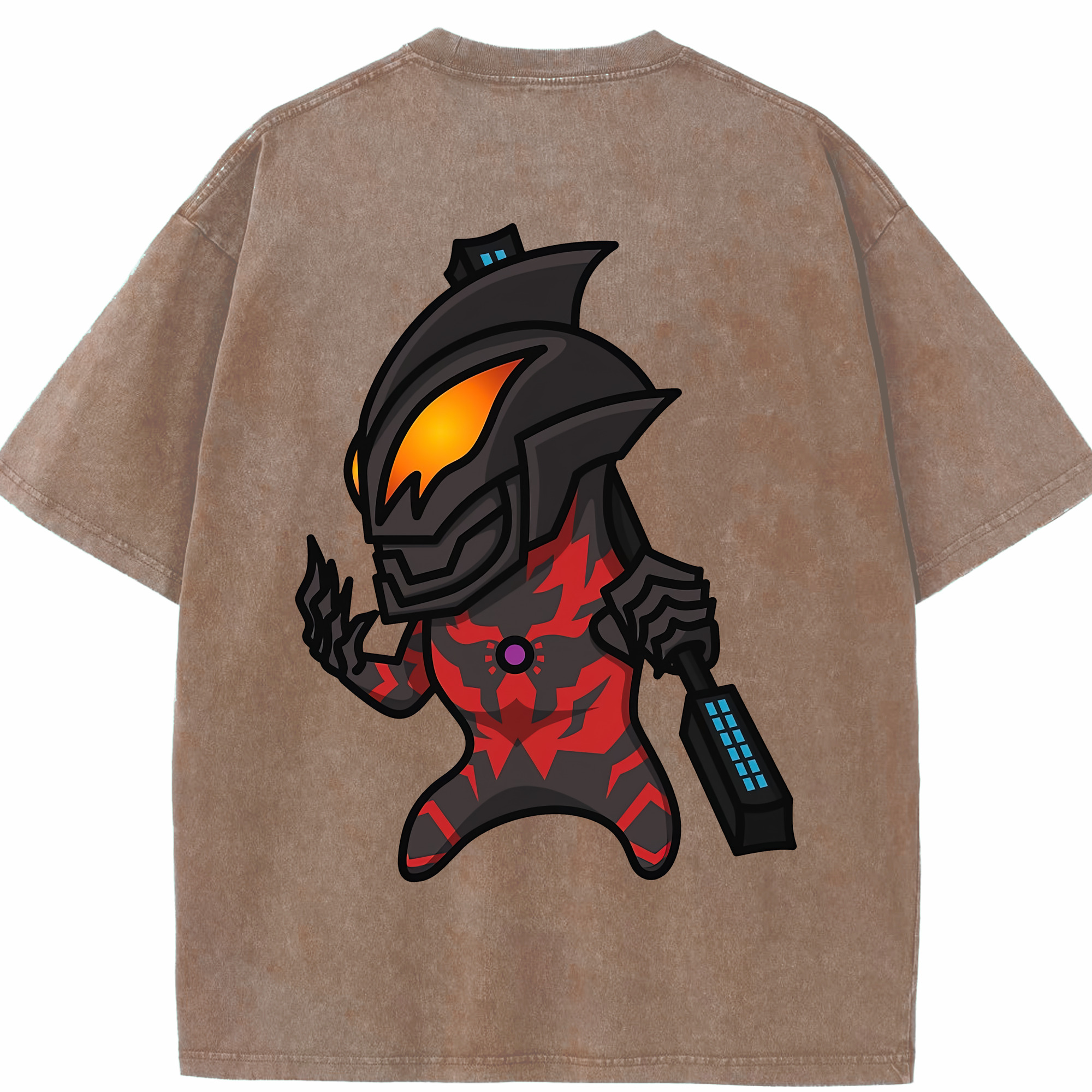 （画像用） ウルトラマン Ultraman 綿100% ヴィンテージ風 半袖Tシャツ（背面プリント）