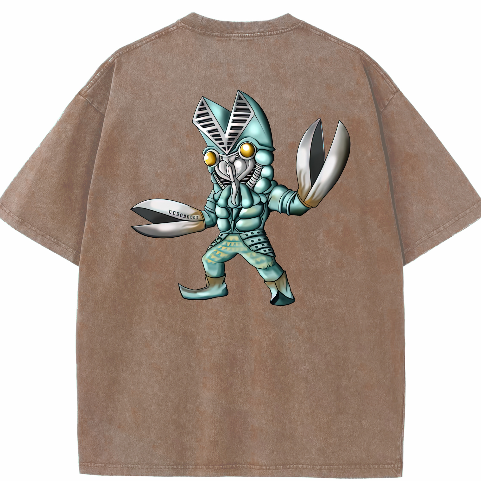 （画像用） ウルトラマン Ultraman 綿100% ヴィンテージ風 半袖Tシャツ（背面プリント）