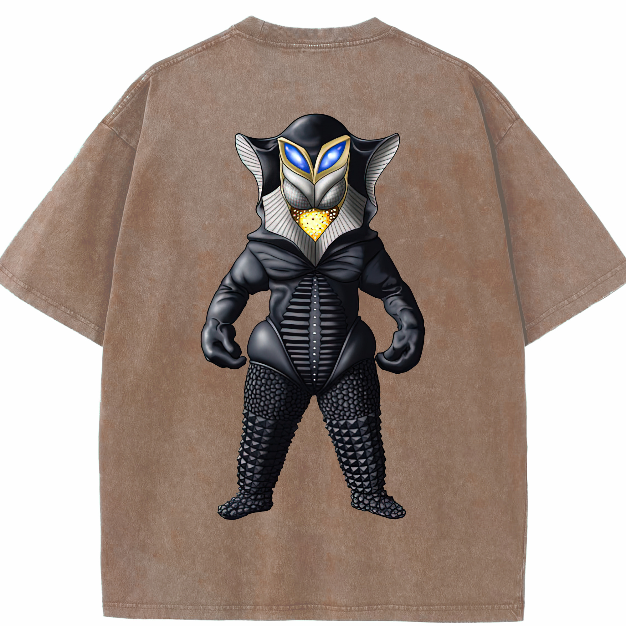 （画像用） ウルトラマン Ultraman 綿100% ヴィンテージ風 半袖Tシャツ（背面プリント）