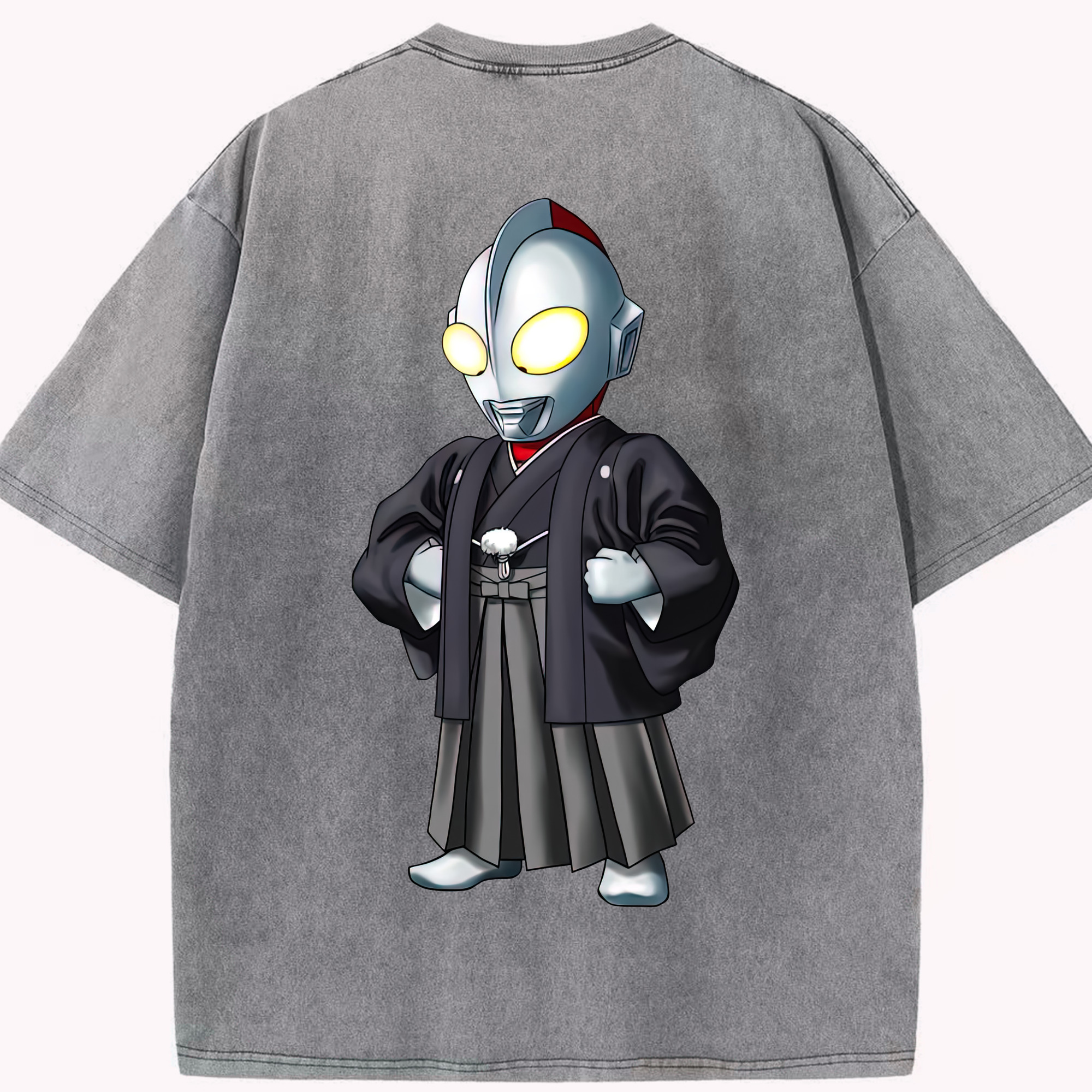 （画像用） ウルトラマン Ultraman 綿100% ヴィンテージ風 半袖Tシャツ（背面プリント）