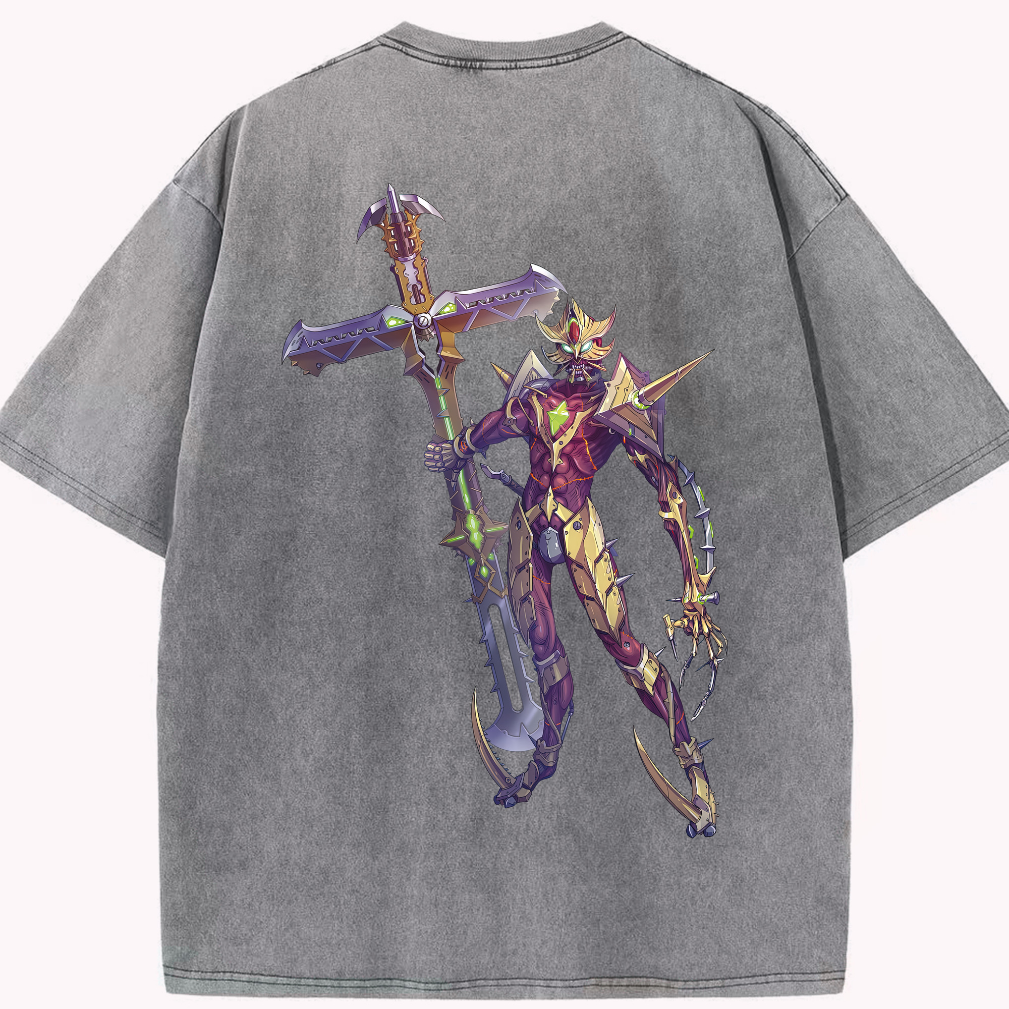 （画像用） ウルトラマン Ultraman 綿100% ヴィンテージ風 半袖Tシャツ（背面プリント）