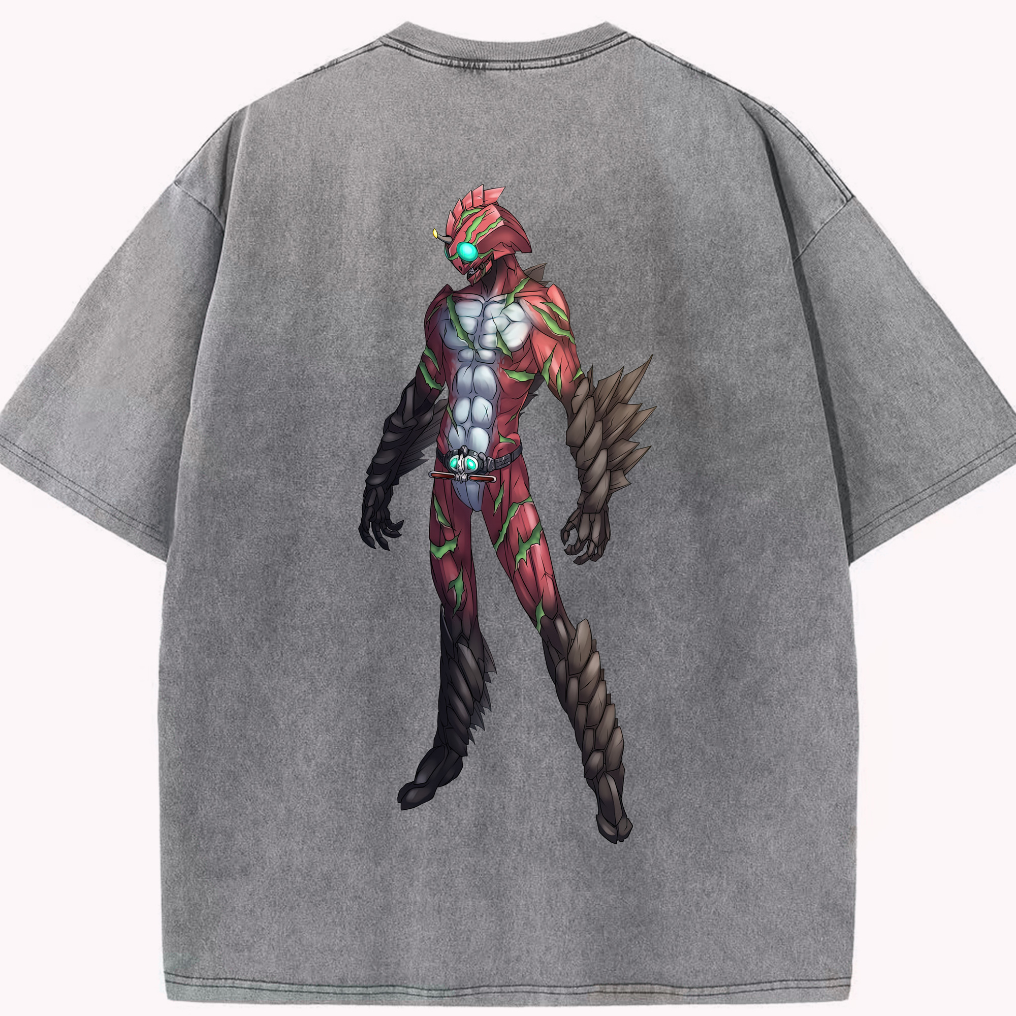 （画像用） ウルトラマン Ultraman 綿100% ヴィンテージ風 半袖Tシャツ（背面プリント）