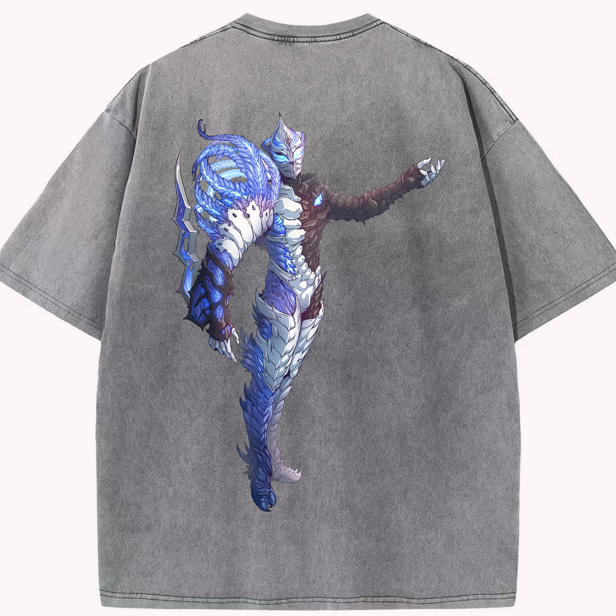 （画像用） ウルトラマン Ultraman 綿100% ヴィンテージ風 半袖Tシャツ（背面プリント）