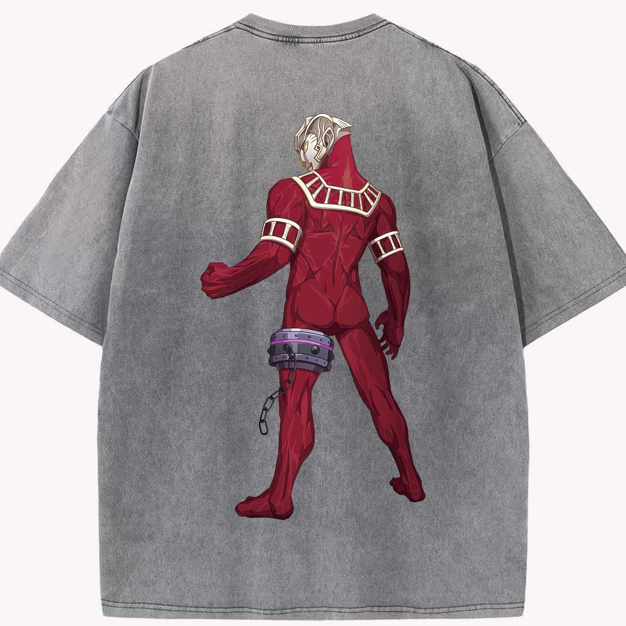 （画像用） ウルトラマン Ultraman 綿100% ヴィンテージ風 半袖Tシャツ（背面プリント）