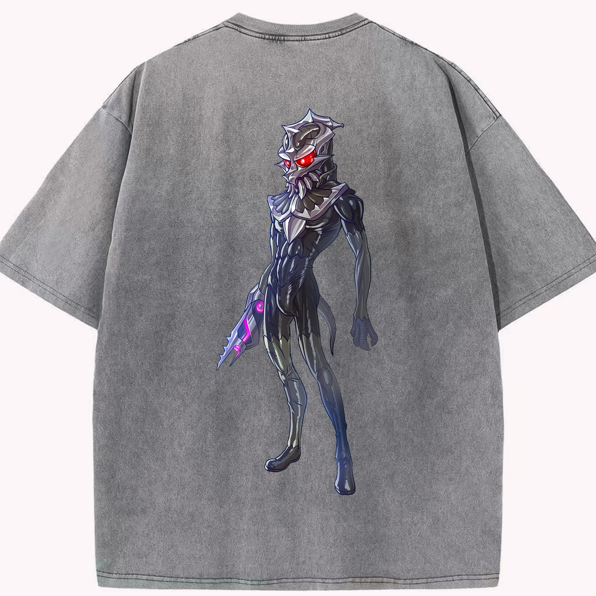 （画像用） ウルトラマン Ultraman 綿100% ヴィンテージ風 半袖Tシャツ（背面プリント）