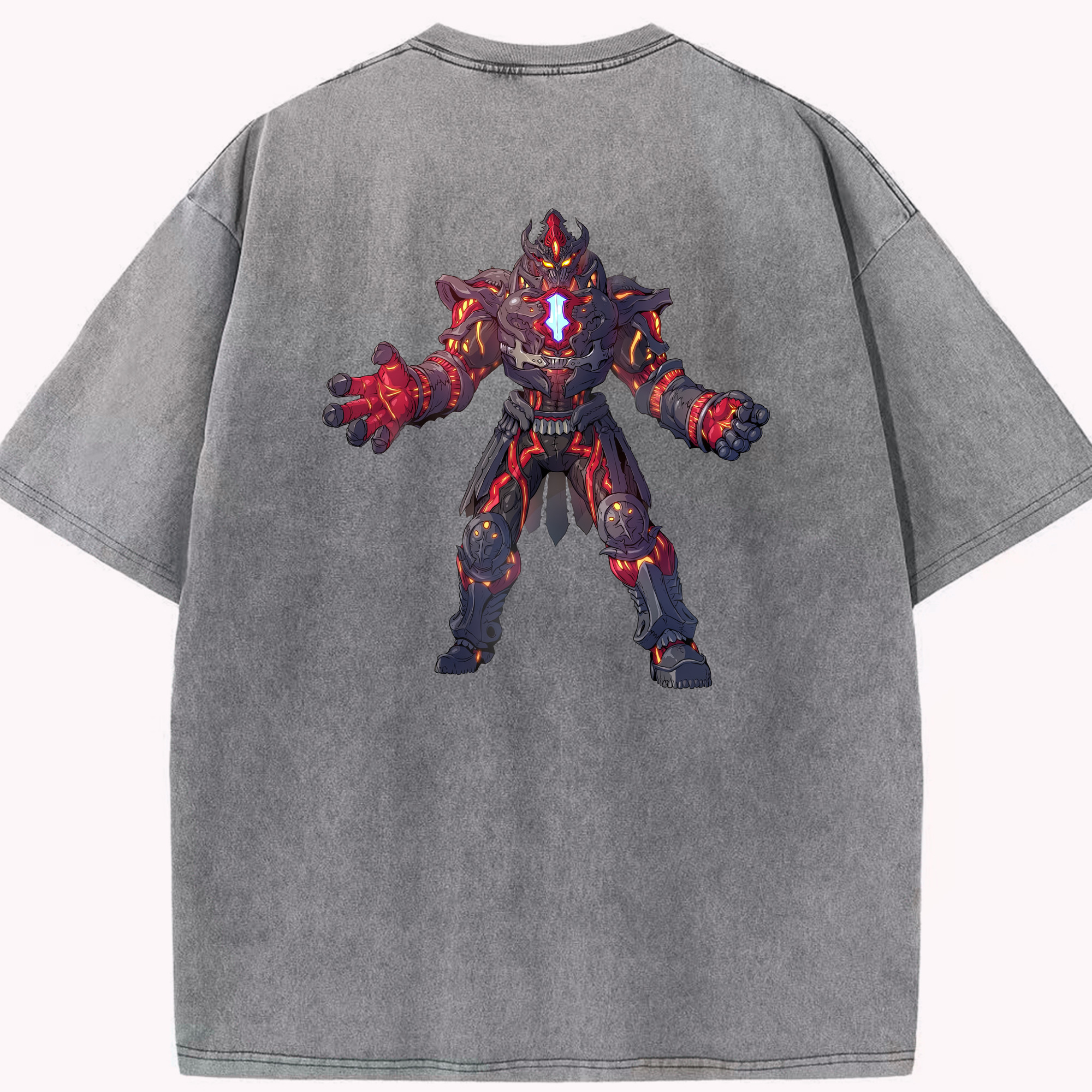 （画像用） ウルトラマン Ultraman 綿100% ヴィンテージ風 半袖Tシャツ（背面プリント）