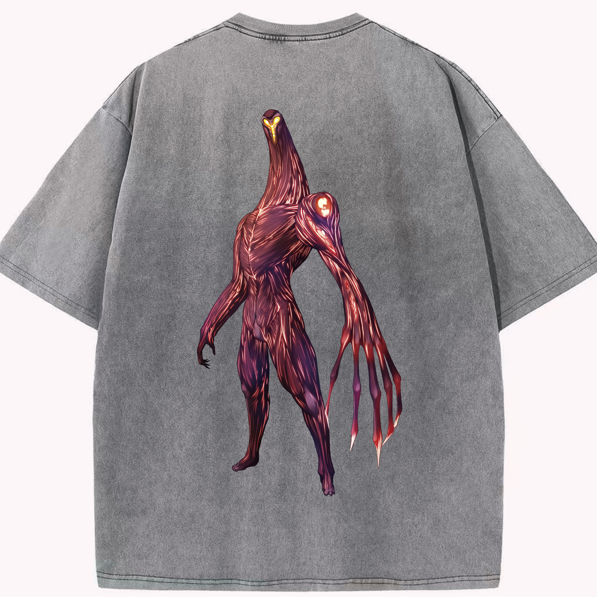（画像用） ウルトラマン Ultraman 綿100% ヴィンテージ風 半袖Tシャツ（背面プリント）