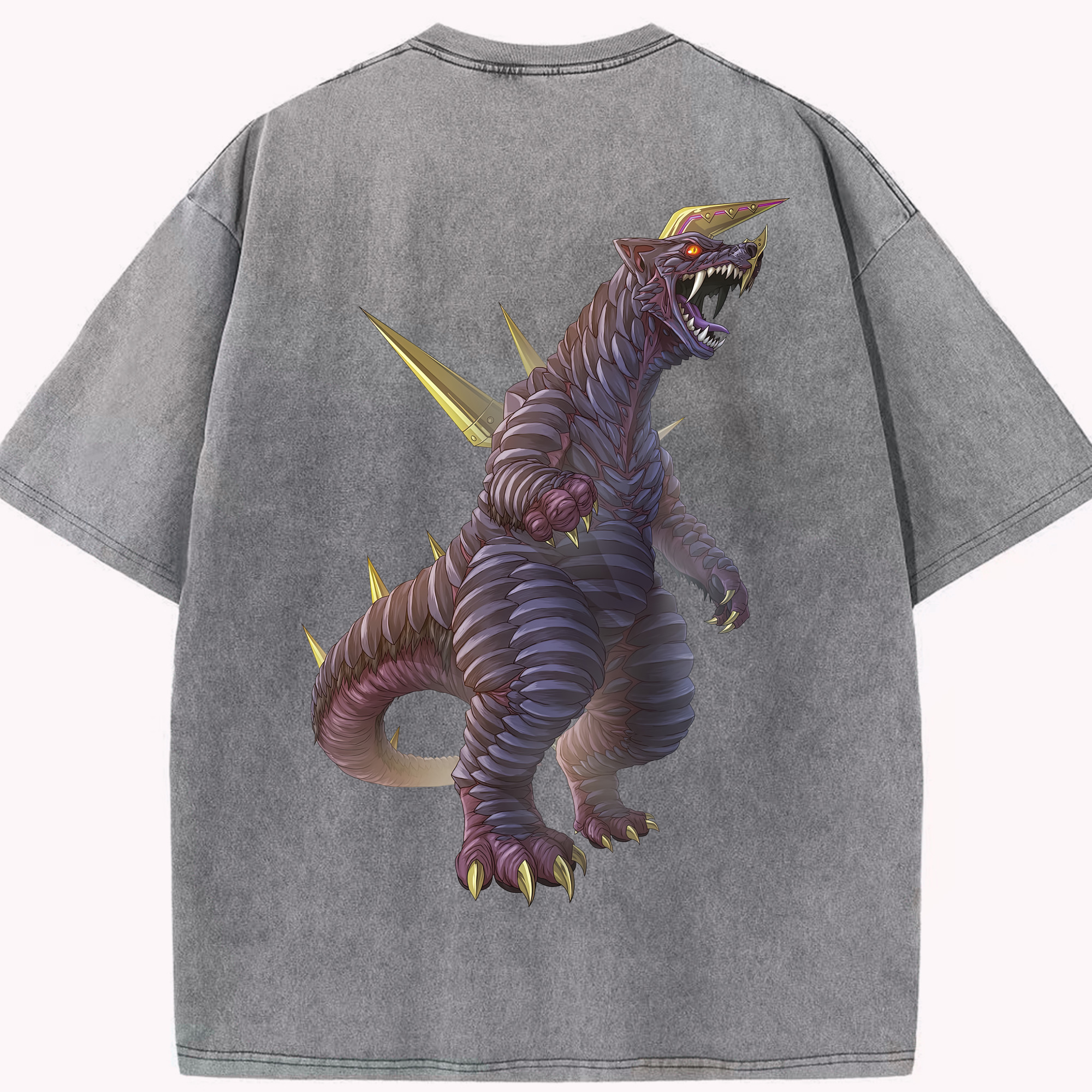 （画像用） ウルトラマン Ultraman 綿100% ヴィンテージ風 半袖Tシャツ（背面プリント）