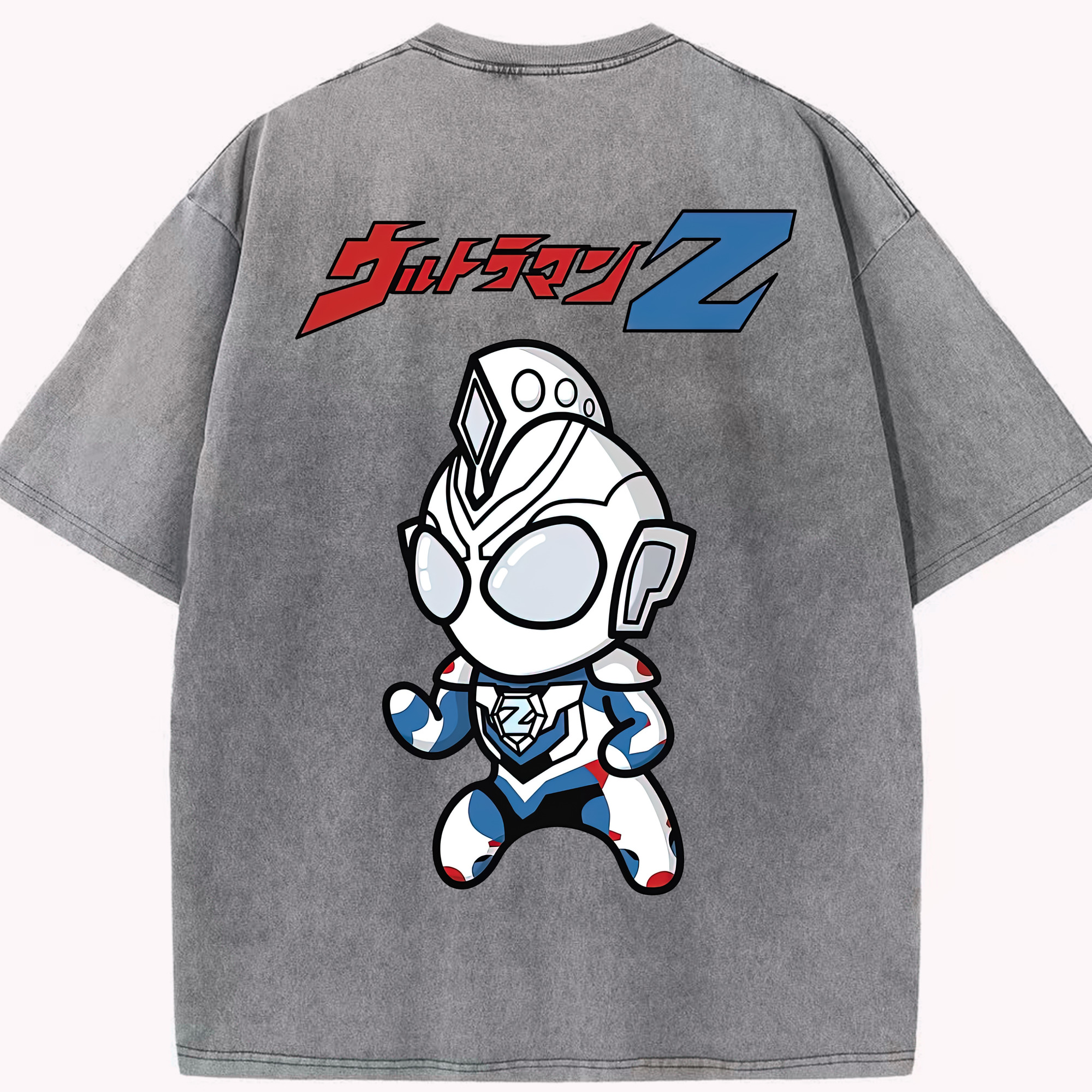 （画像用） ウルトラマン Ultraman 綿100% ヴィンテージ風 半袖Tシャツ（背面プリント）