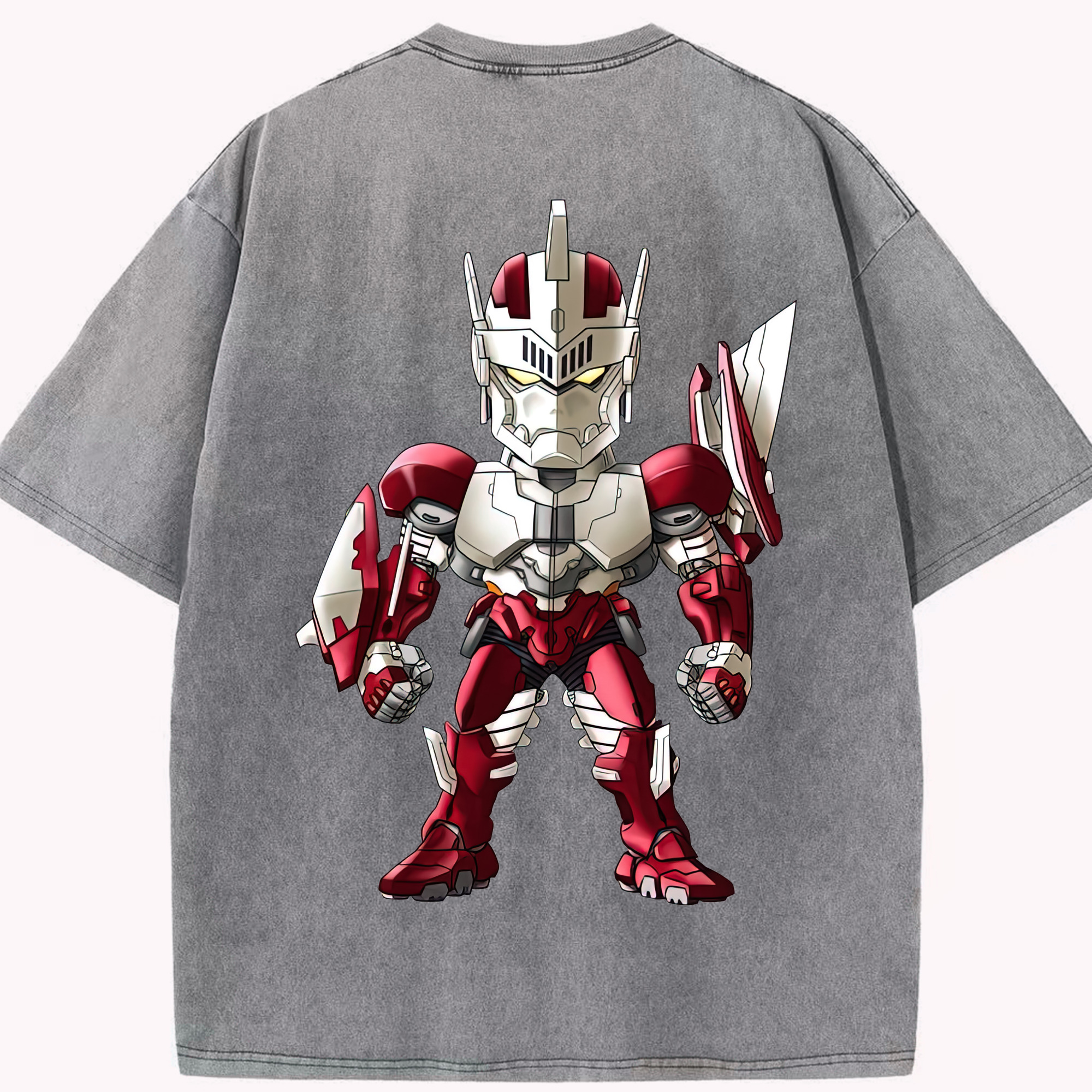 （画像用） ウルトラマン Ultraman 綿100% ヴィンテージ風 半袖Tシャツ（背面プリント）