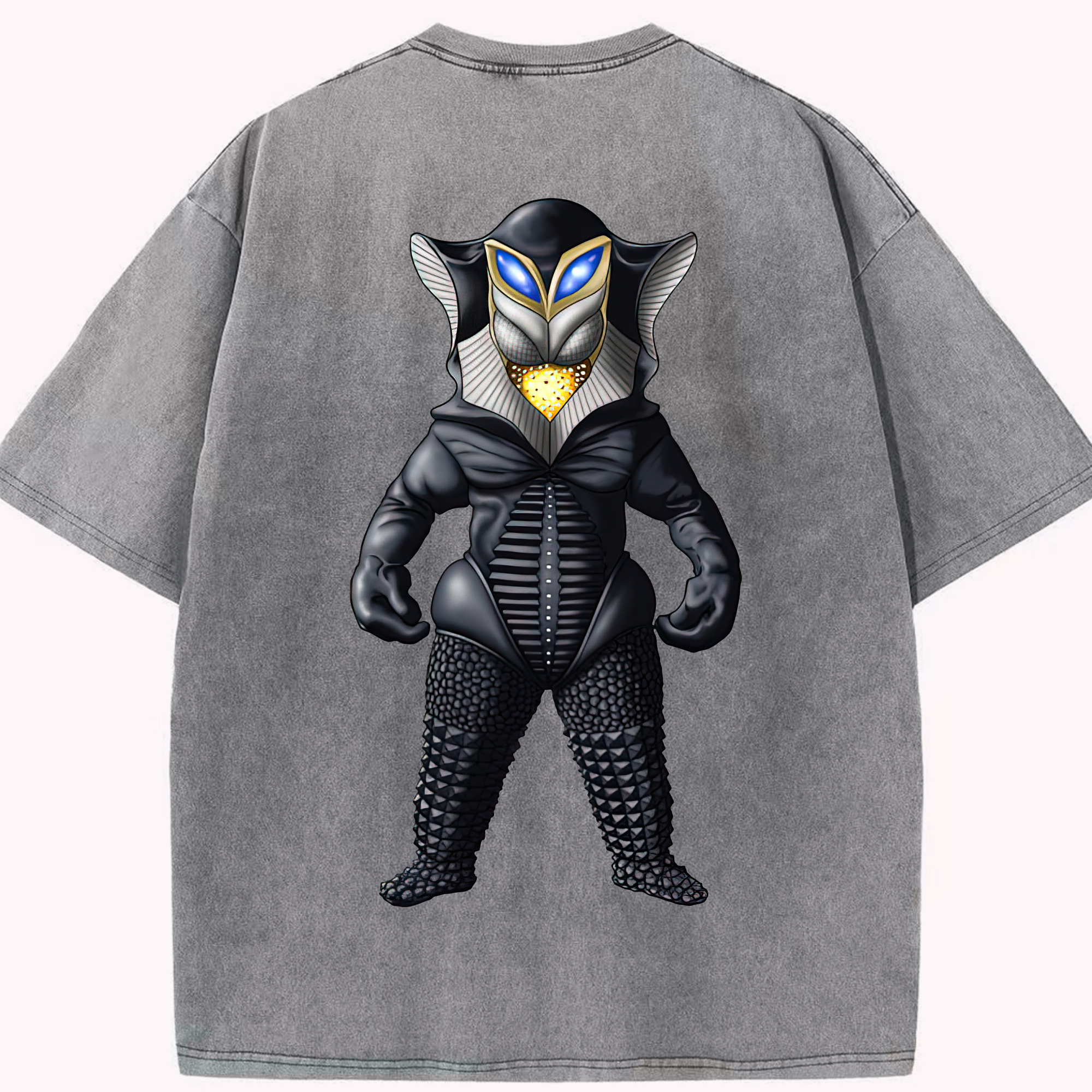 （画像用） ウルトラマン Ultraman 綿100% ヴィンテージ風 半袖Tシャツ（背面プリント）