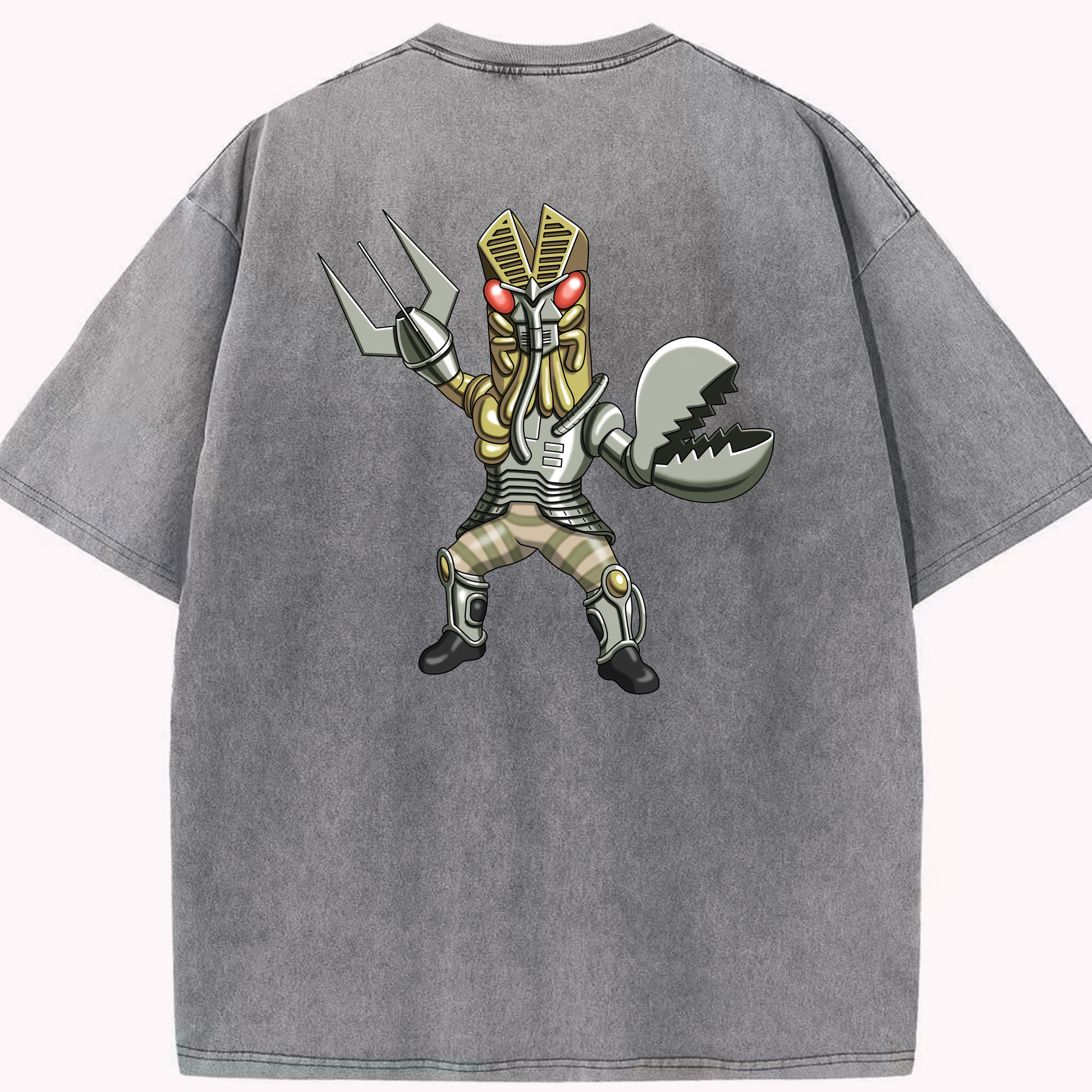 （画像用） ウルトラマン Ultraman 綿100% ヴィンテージ風 半袖Tシャツ（背面プリント）