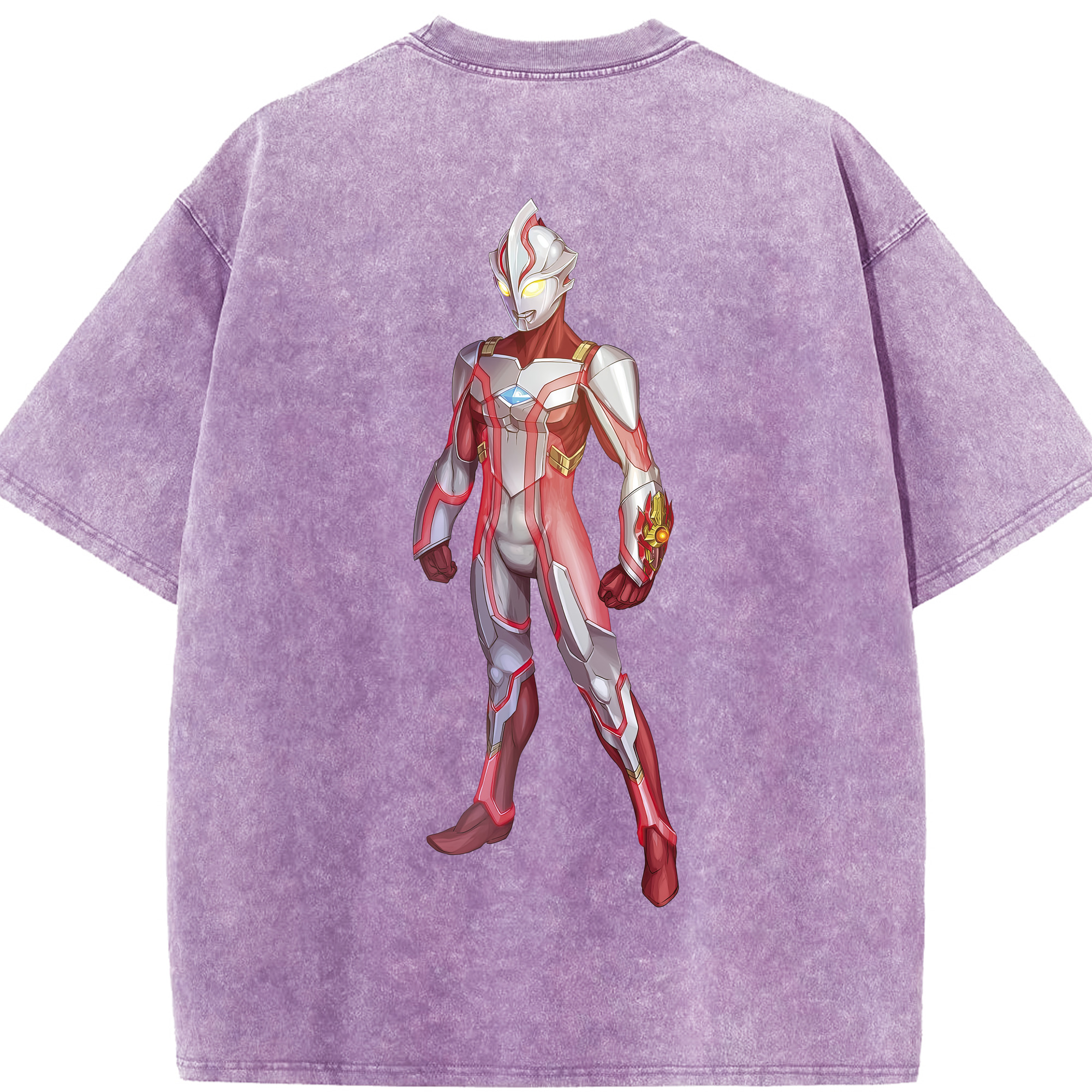 （画像用） ウルトラマン Ultraman 綿100% ヴィンテージ風 半袖Tシャツ（背面プリント）
