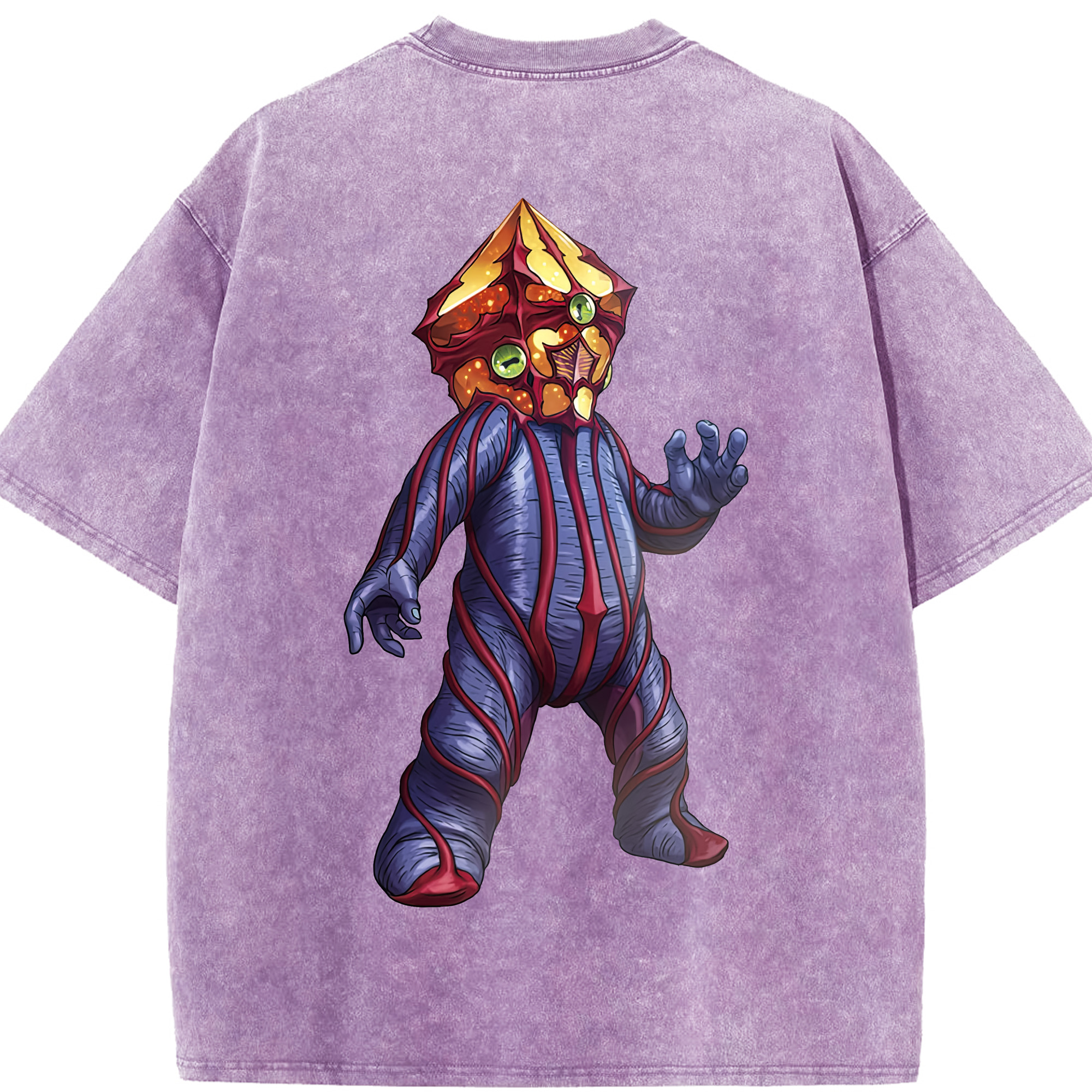 （画像用） ウルトラマン Ultraman 綿100% ヴィンテージ風 半袖Tシャツ（背面プリント）