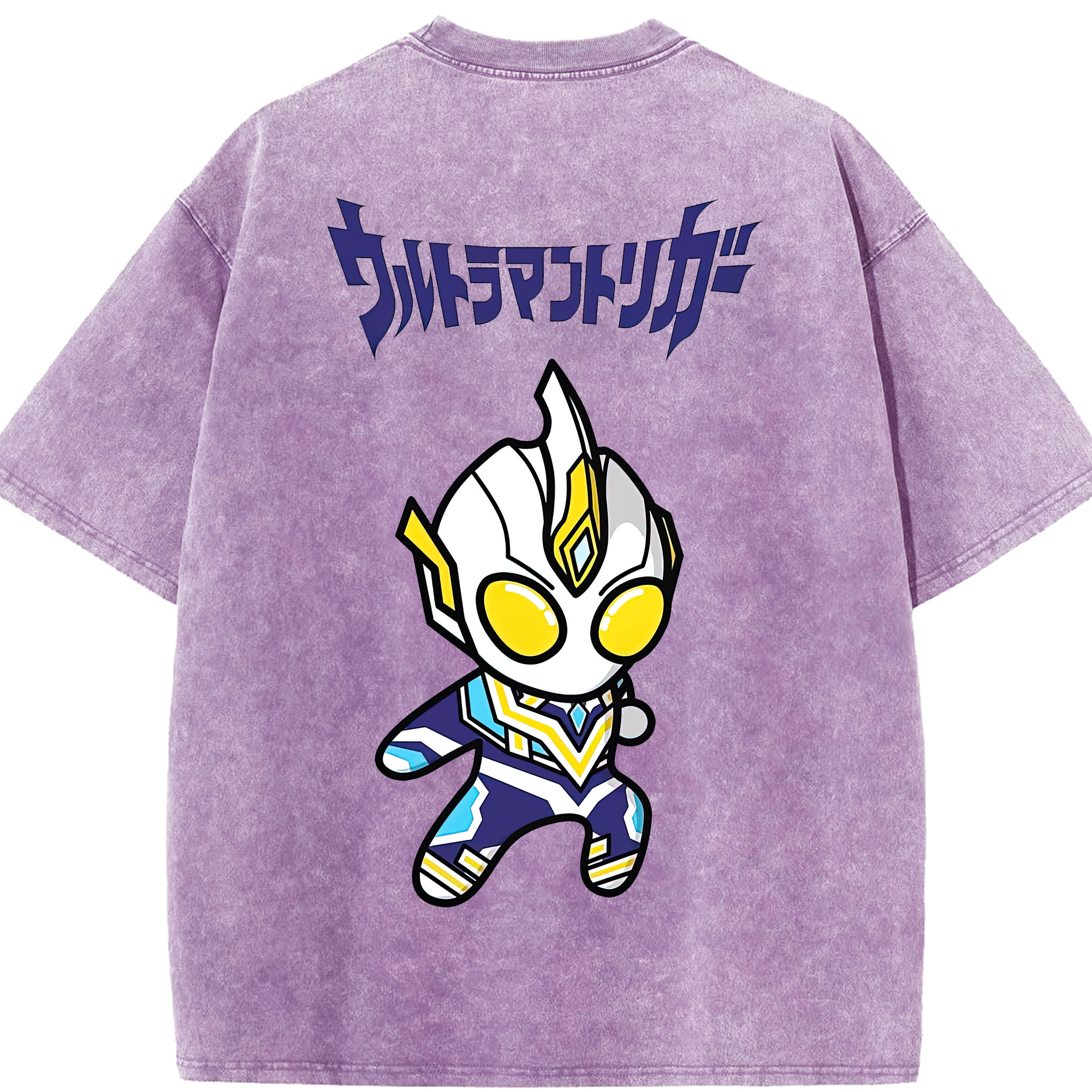 （画像用） ウルトラマン Ultraman 綿100% ヴィンテージ風 半袖Tシャツ（背面プリント）