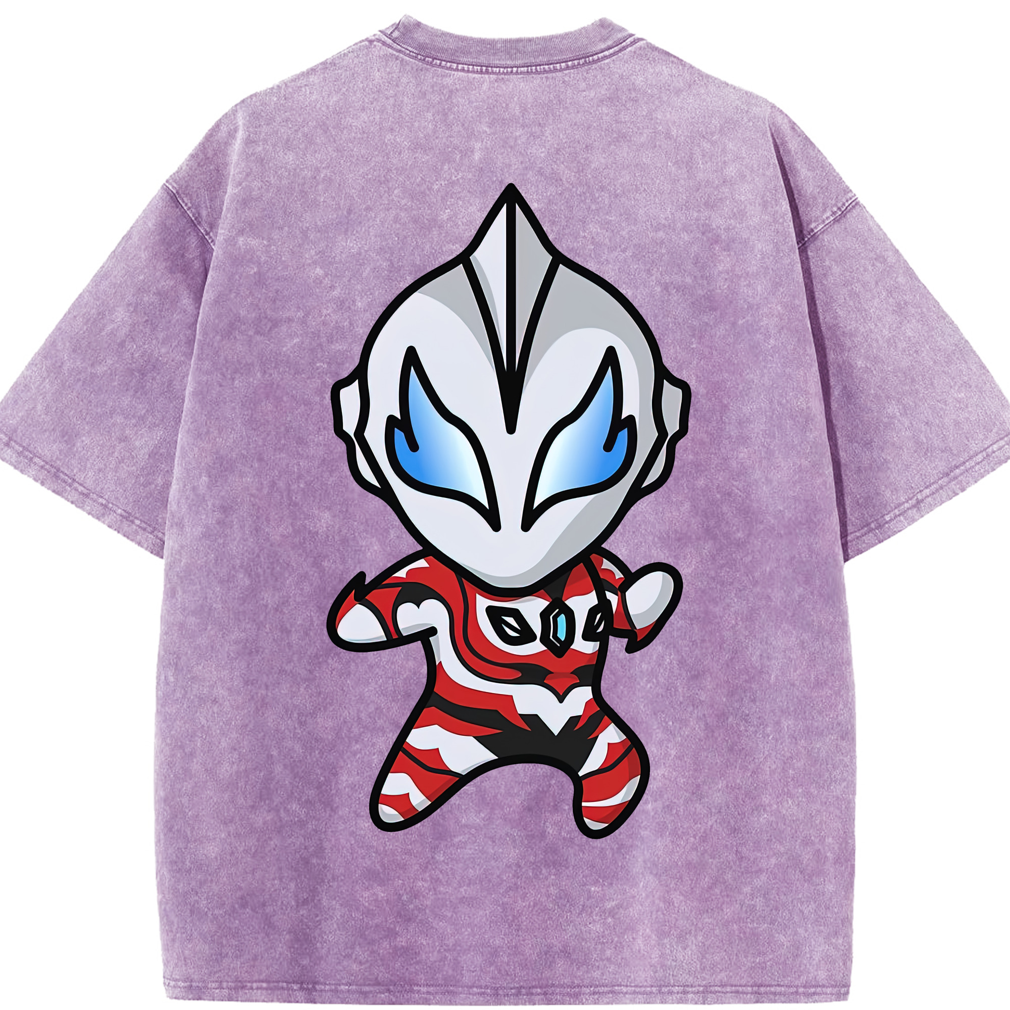 （画像用） ウルトラマン Ultraman 綿100% ヴィンテージ風 半袖Tシャツ（背面プリント）