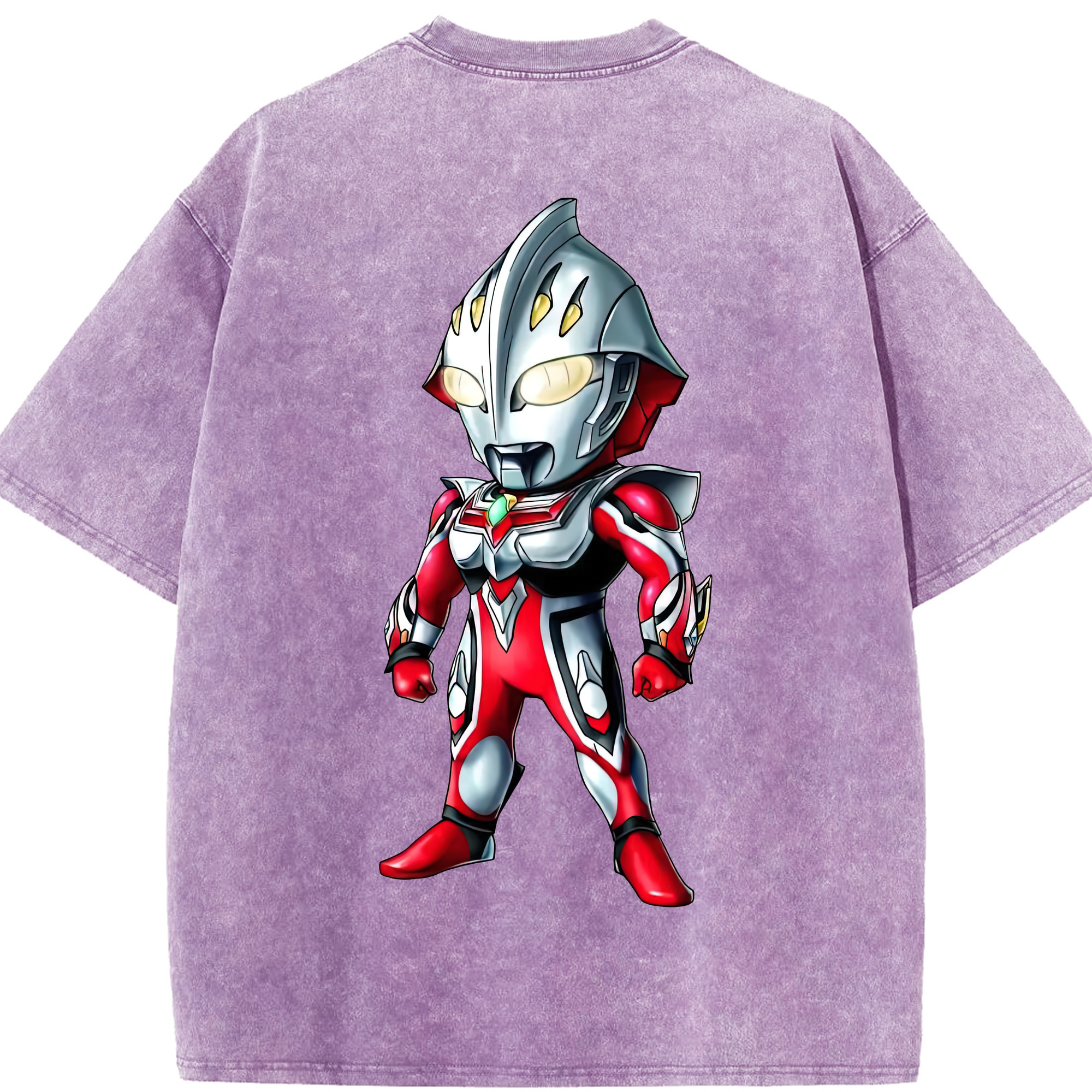 （画像用） ウルトラマン Ultraman 綿100% ヴィンテージ風 半袖Tシャツ（背面プリント）