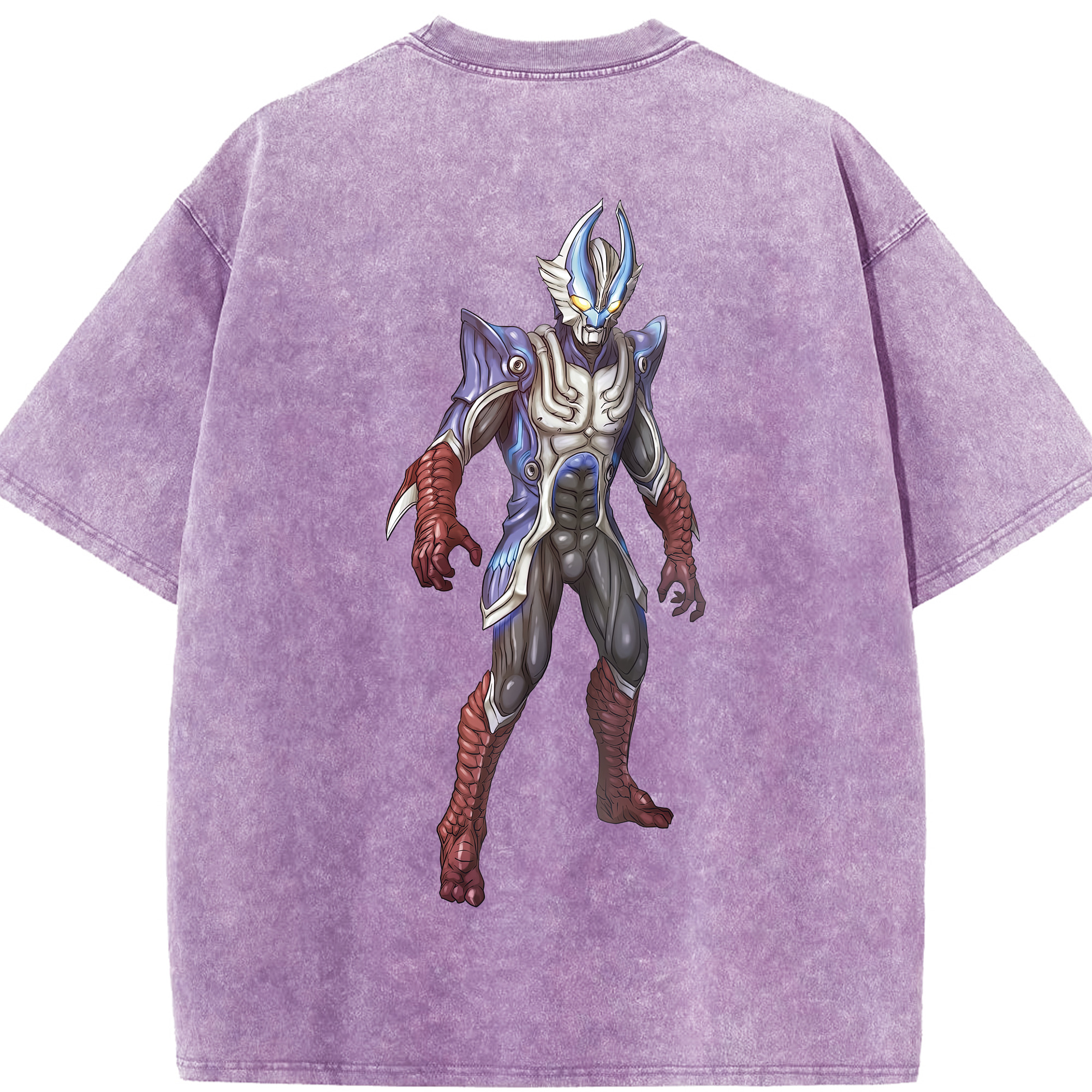 （画像用） ウルトラマン Ultraman 綿100% ヴィンテージ風 半袖Tシャツ（背面プリント）