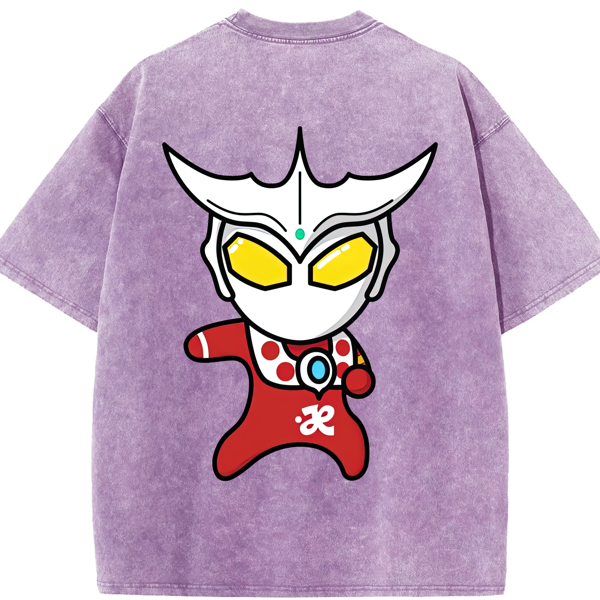 （画像用） ウルトラマン Ultraman 綿100% ヴィンテージ風 半袖Tシャツ（背面プリント）