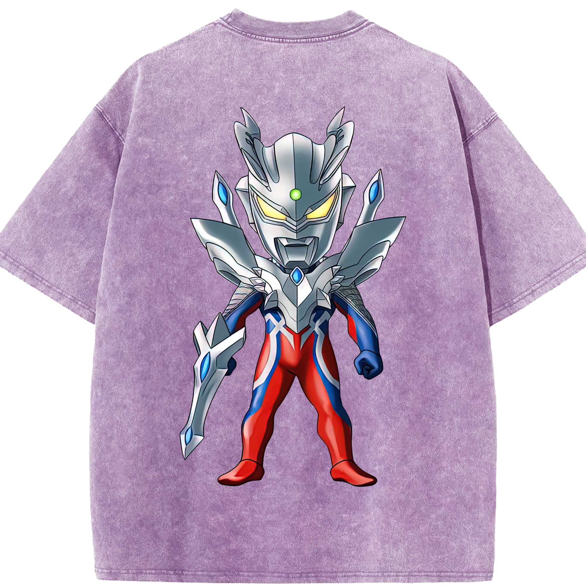 （画像用） ウルトラマン Ultraman 綿100% ヴィンテージ風 半袖Tシャツ（背面プリント）