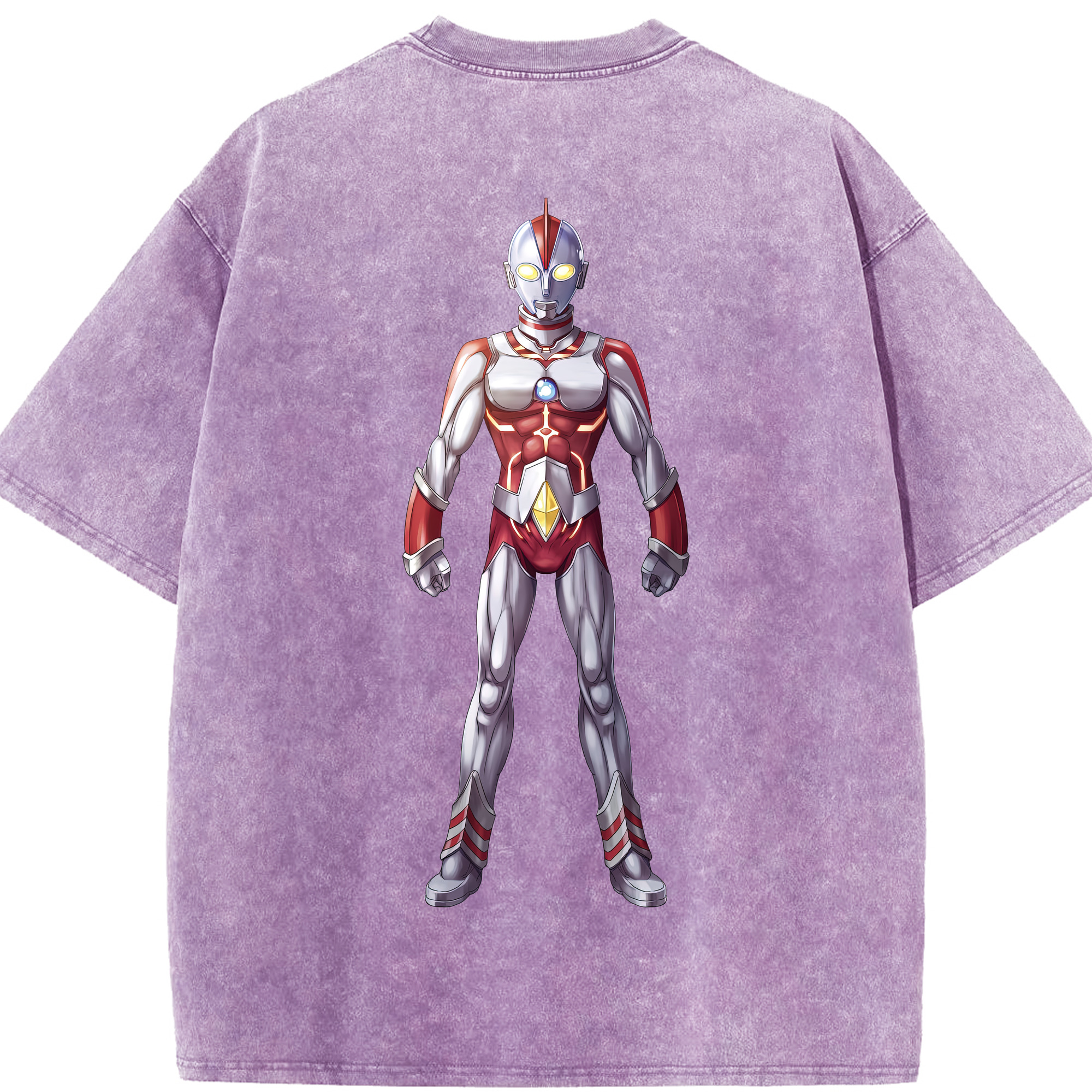 （画像用） ウルトラマン Ultraman 綿100% ヴィンテージ風 半袖Tシャツ（背面プリント）